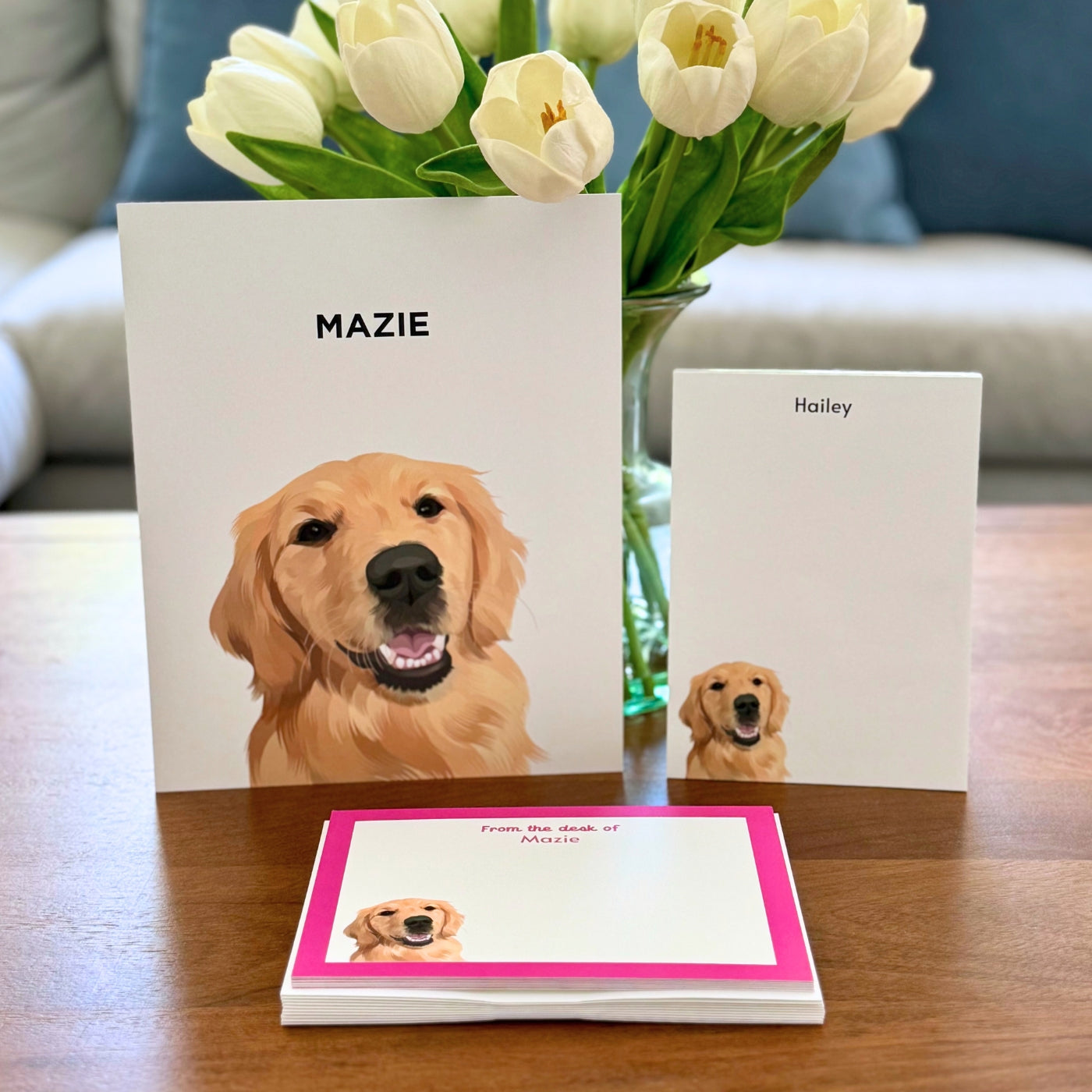 Custom Pet Portrait Gift Set - NEW!