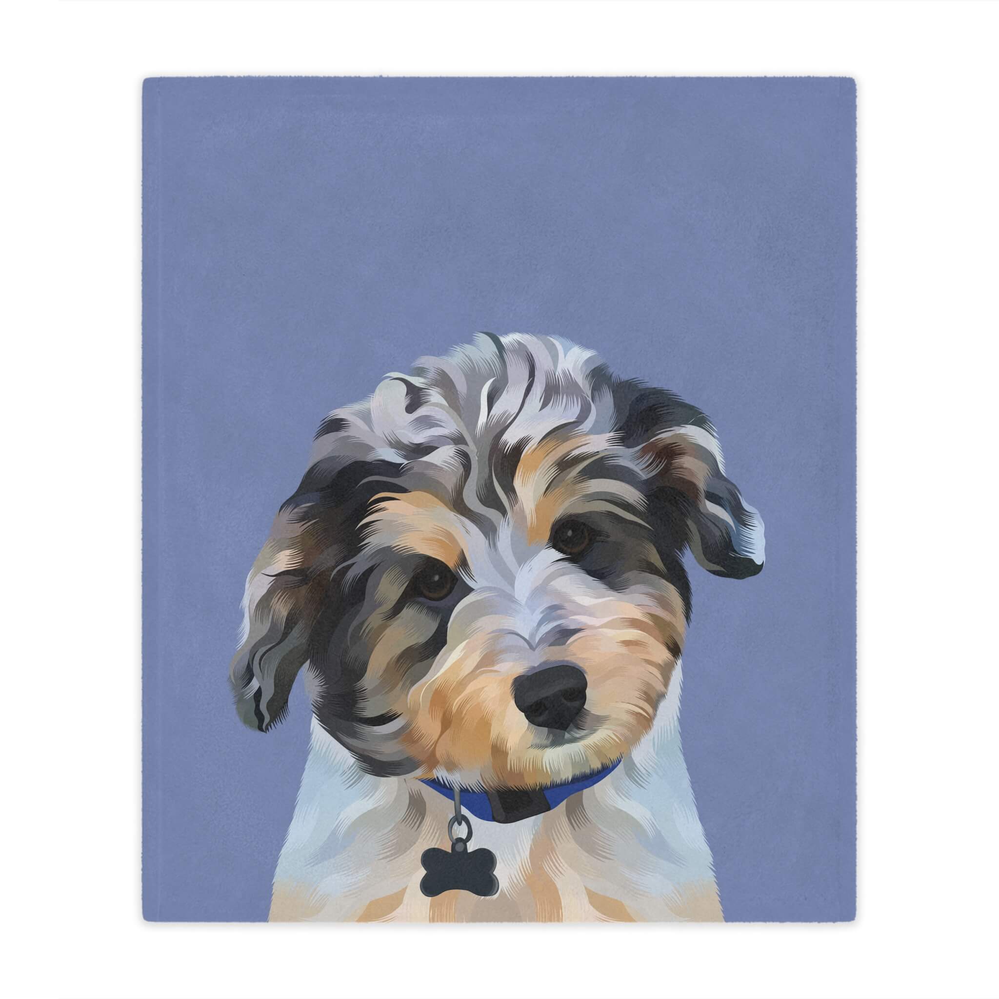 Custom Pet Portrait Blanket - NEW!