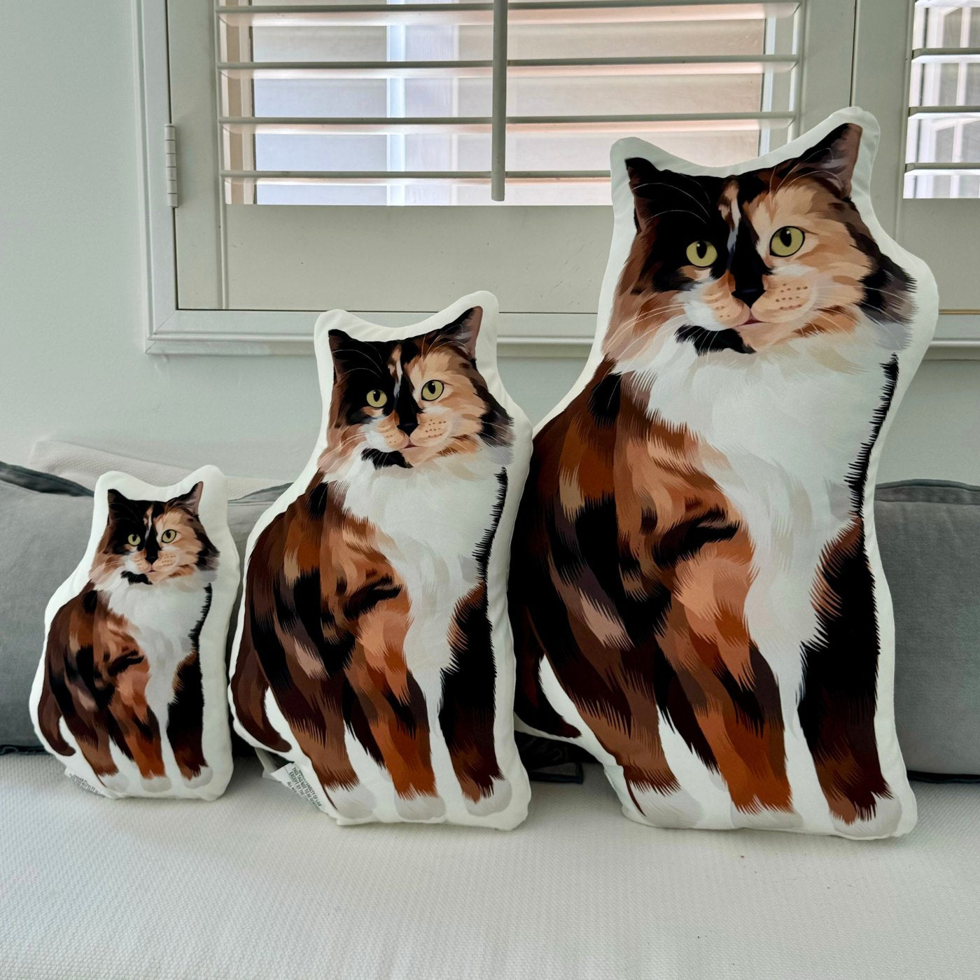 Custom Pet Portrait Shaped Pillow