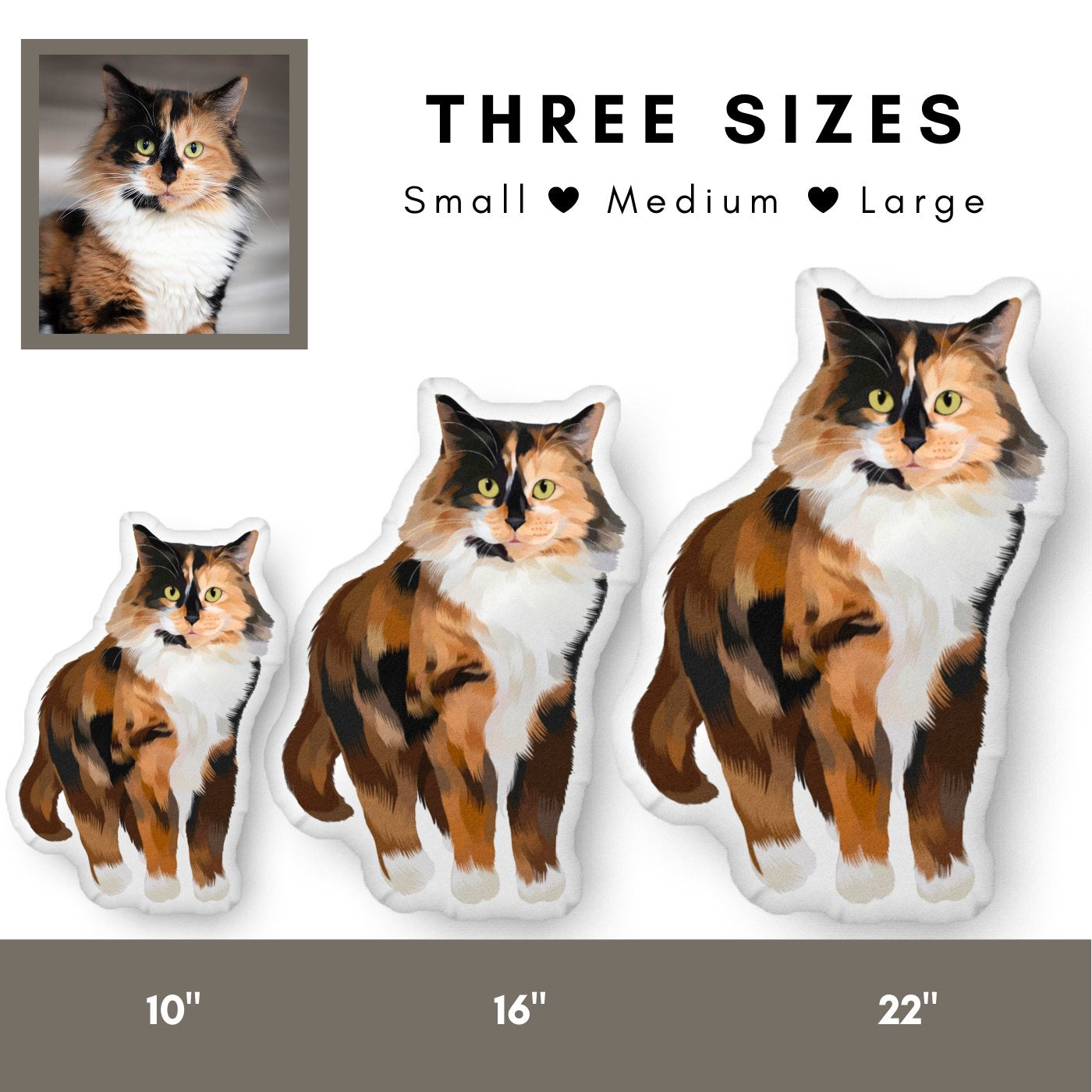 Custom Pet Portrait Shaped Pillow