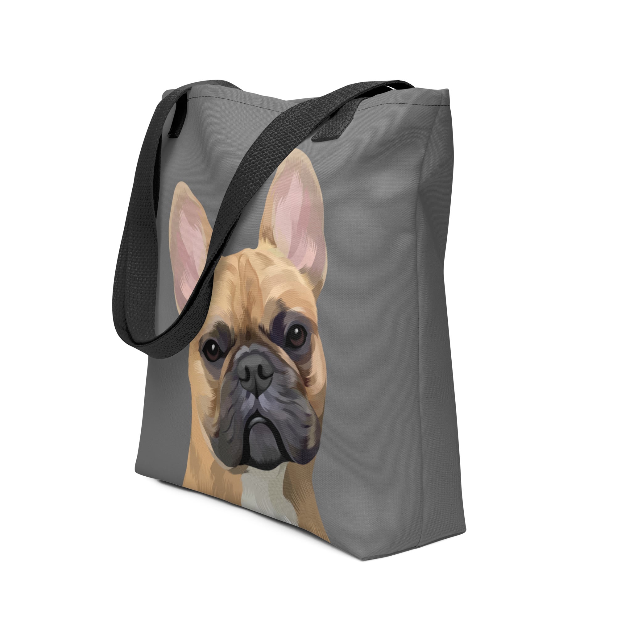 Pet Portrait Tote Bag - Solid Colors