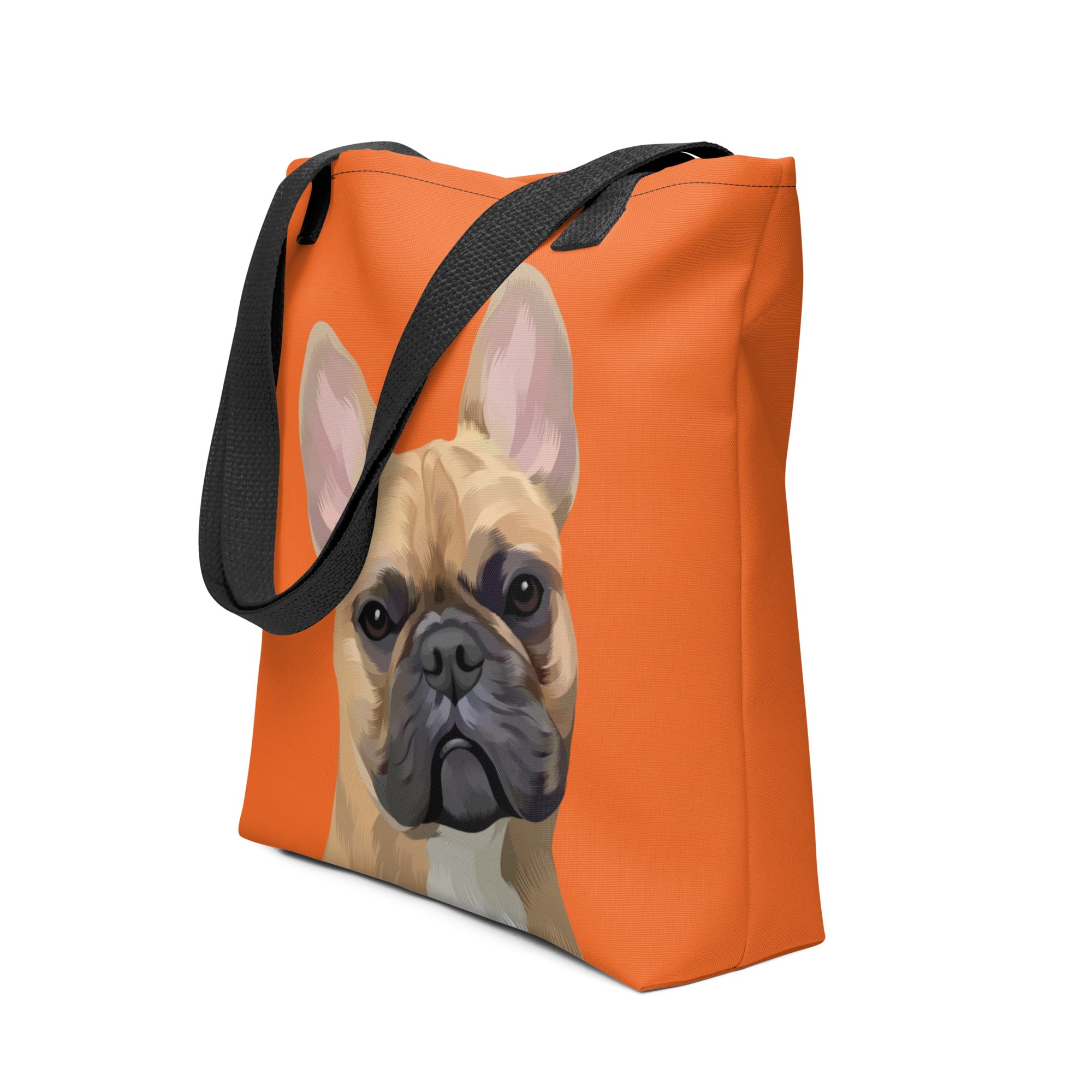 Pet Portrait Tote Bag - Solid Colors