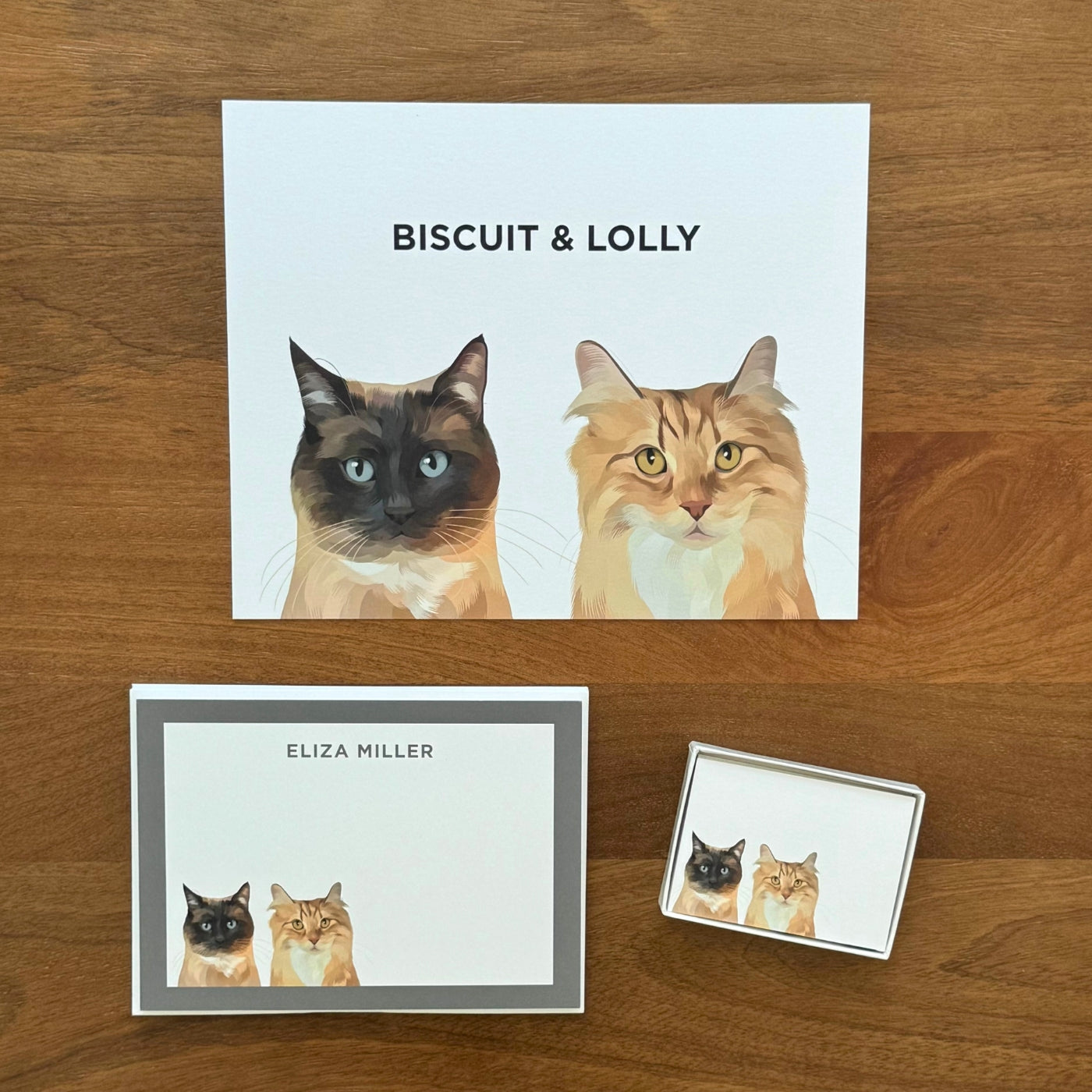 Custom Pet Portrait Gift Set - NEW!