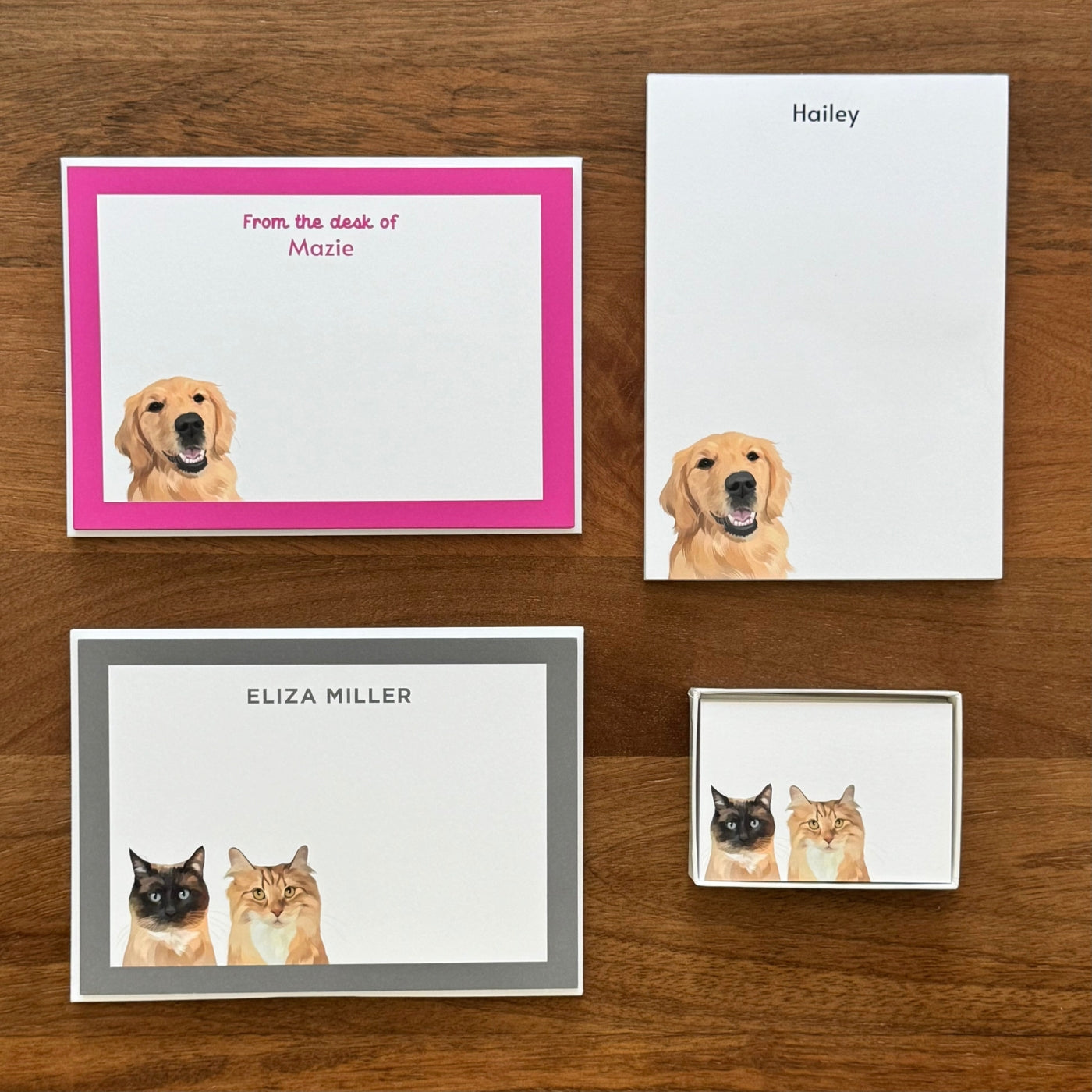 Custom Pet Portrait Gift Set - NEW!