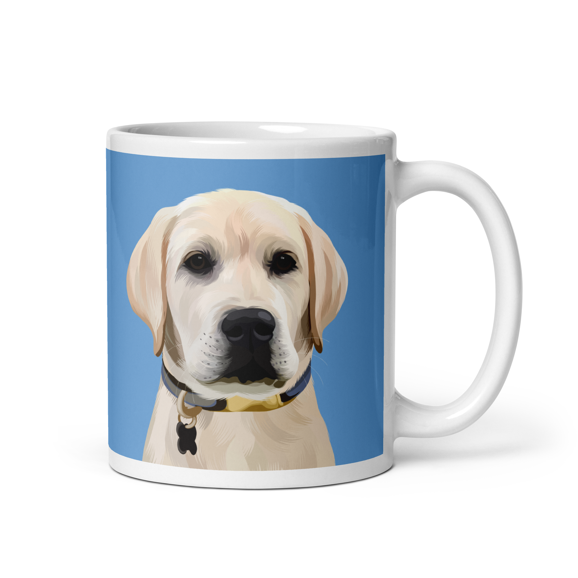 Custom Pet Portrait Mug - Two Sizes