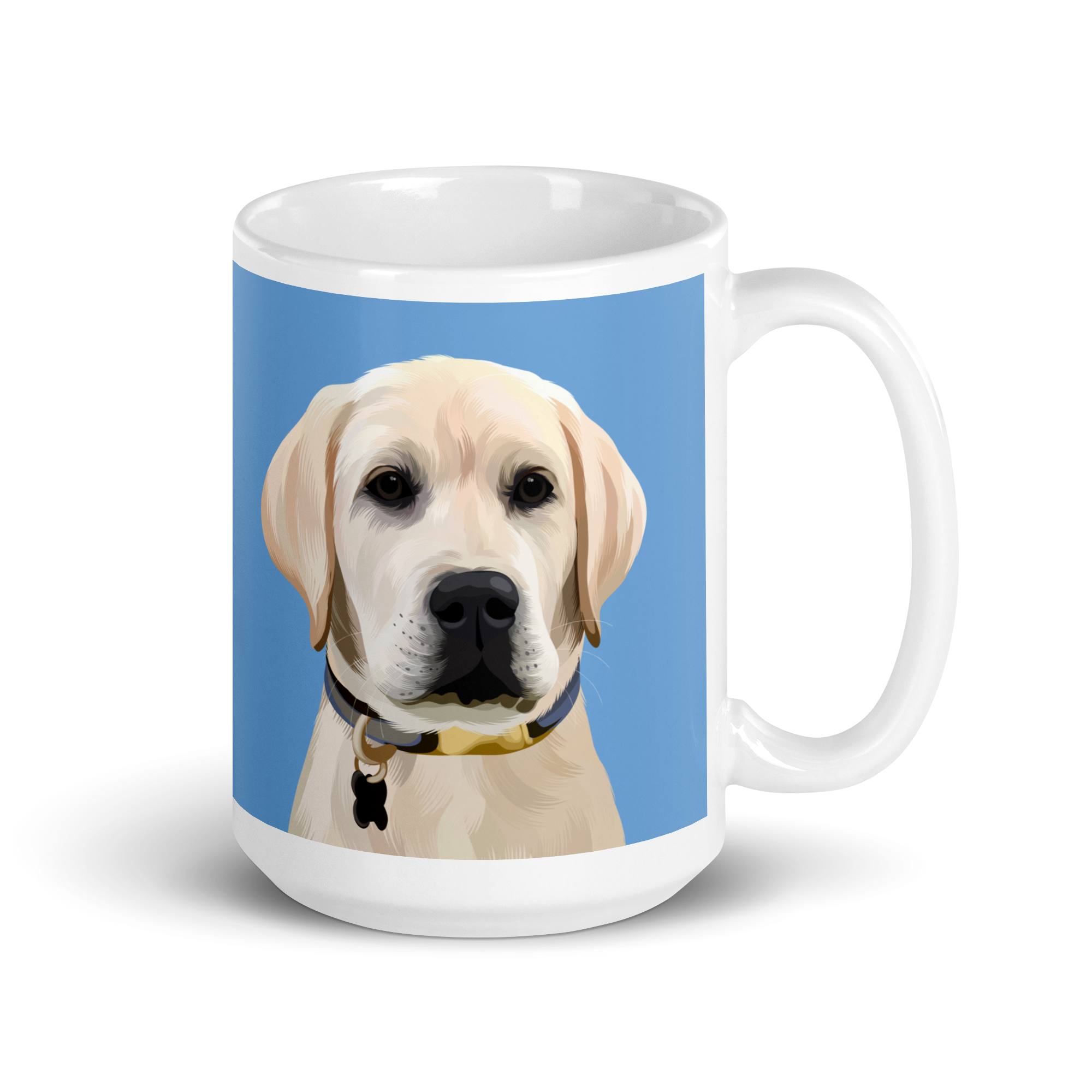 Custom Pet Portrait Mug - Two Sizes