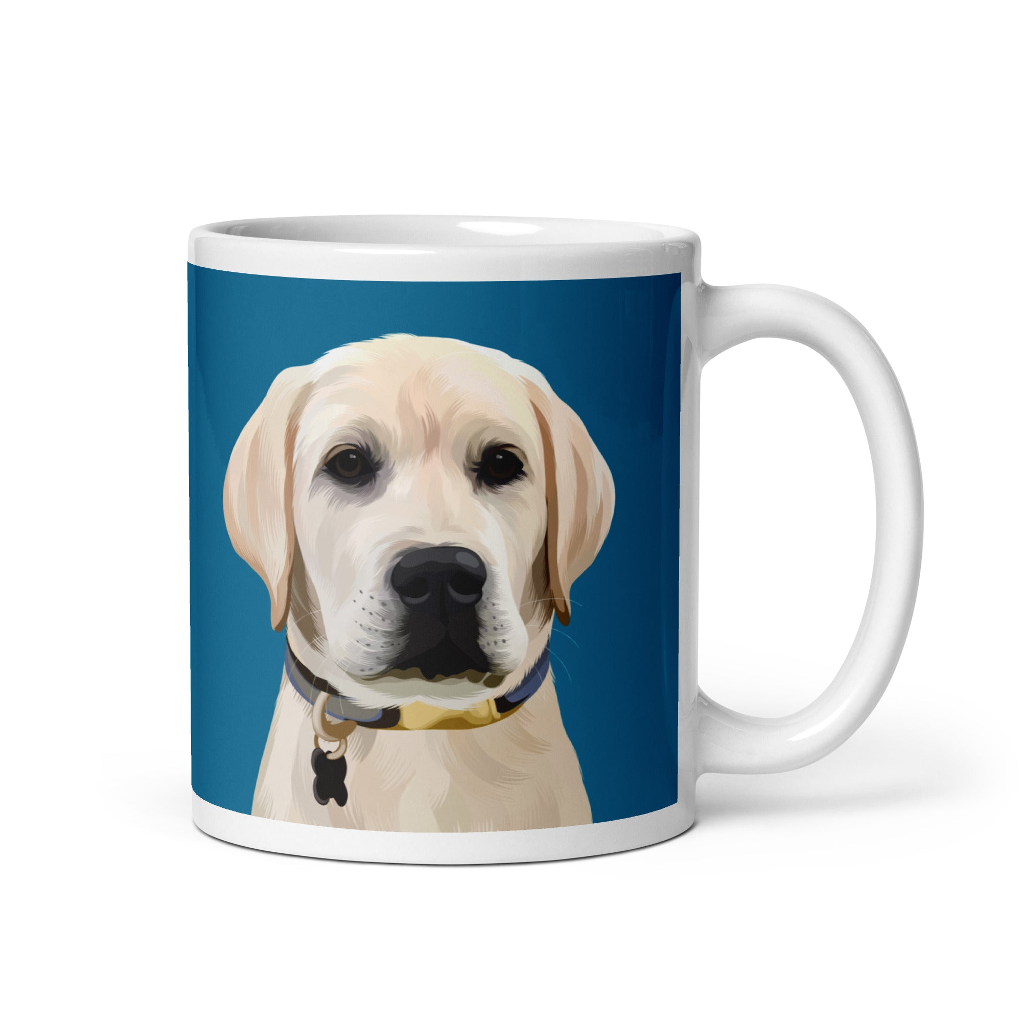 Custom Pet Portrait Mug - Two Sizes