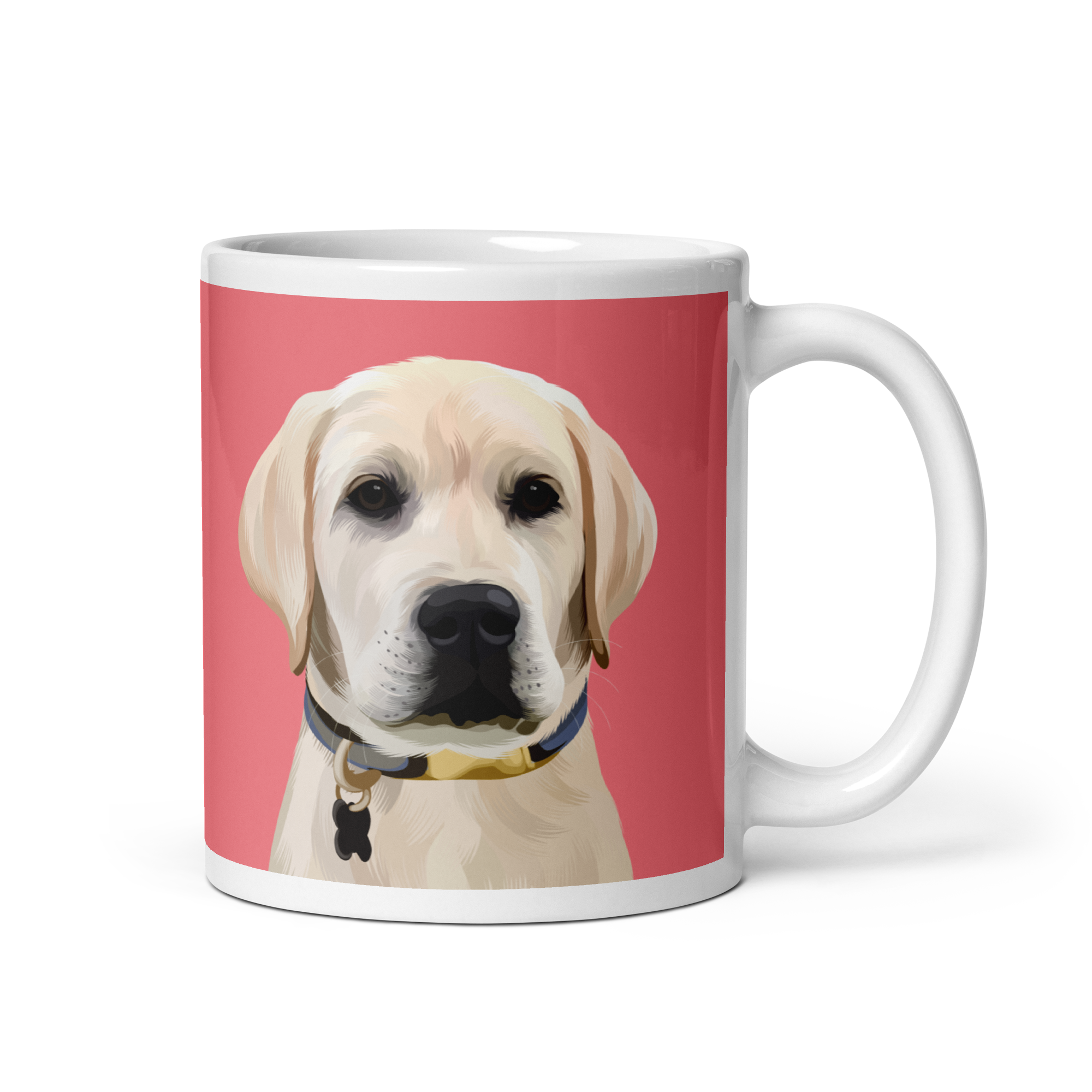 Custom Pet Portrait Mug - Two Sizes