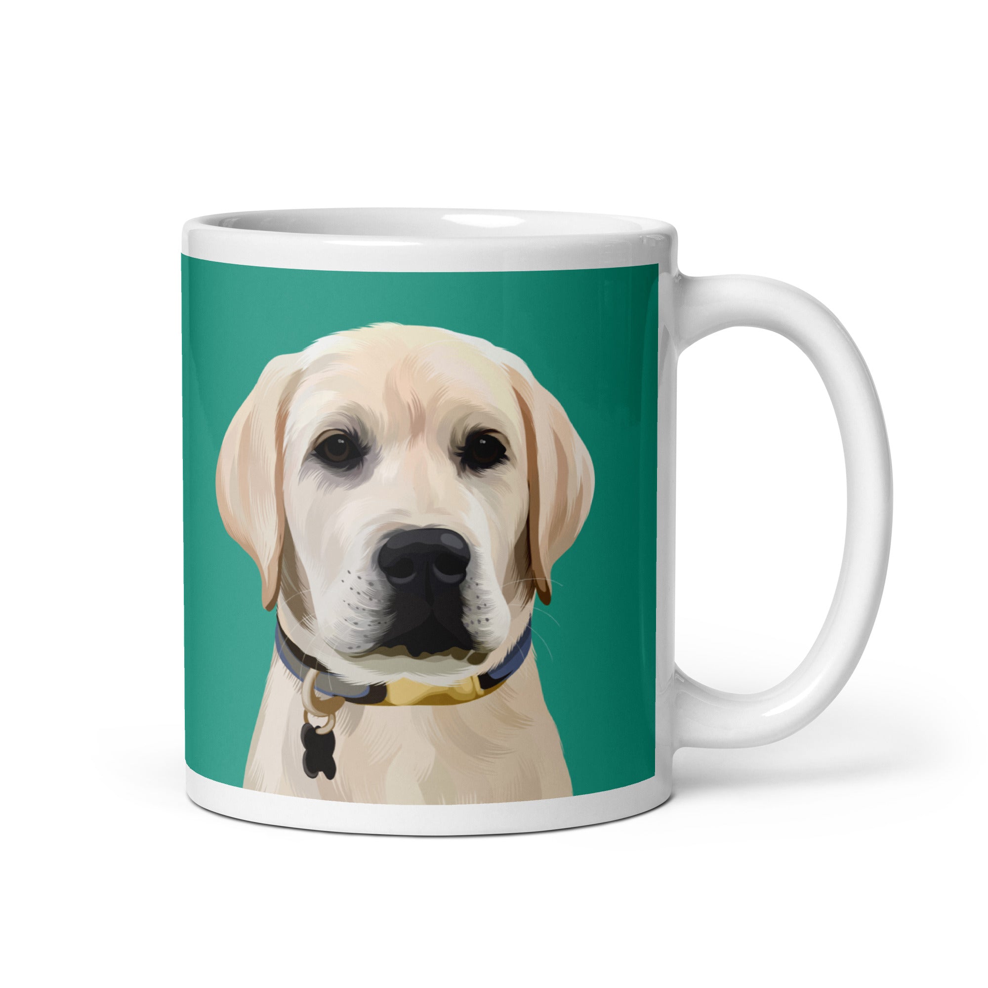 Custom Pet Portrait Mug - Two Sizes