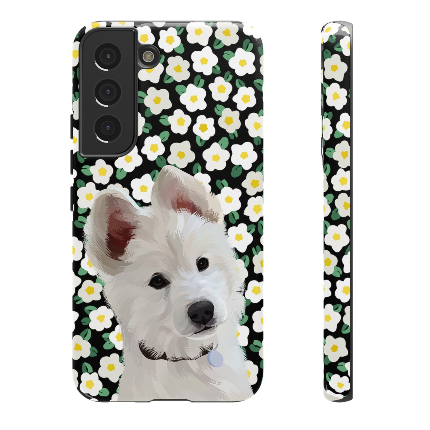 Pet Portrait Android Phone Case - Flowers