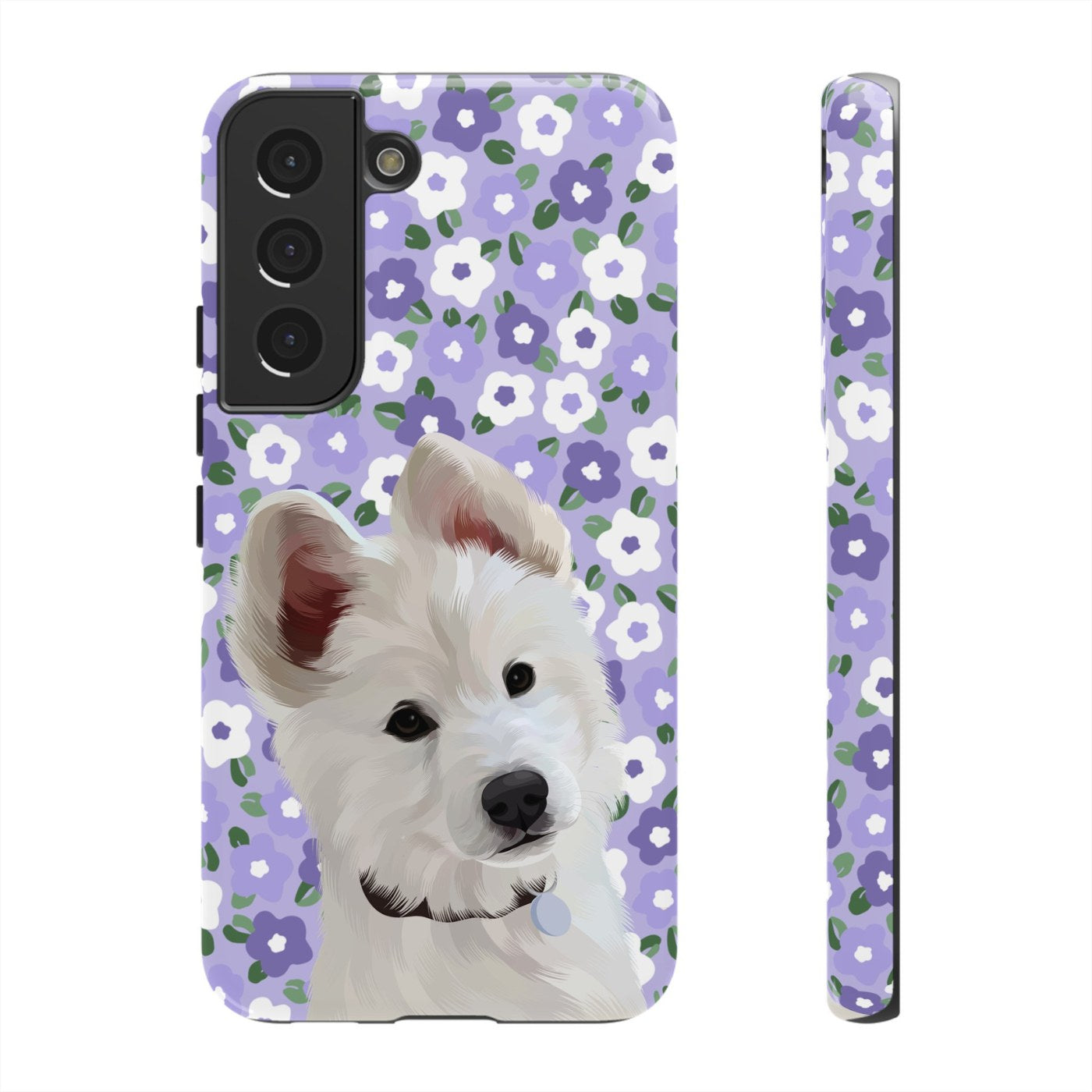 Pet Portrait Android Phone Case - Flowers