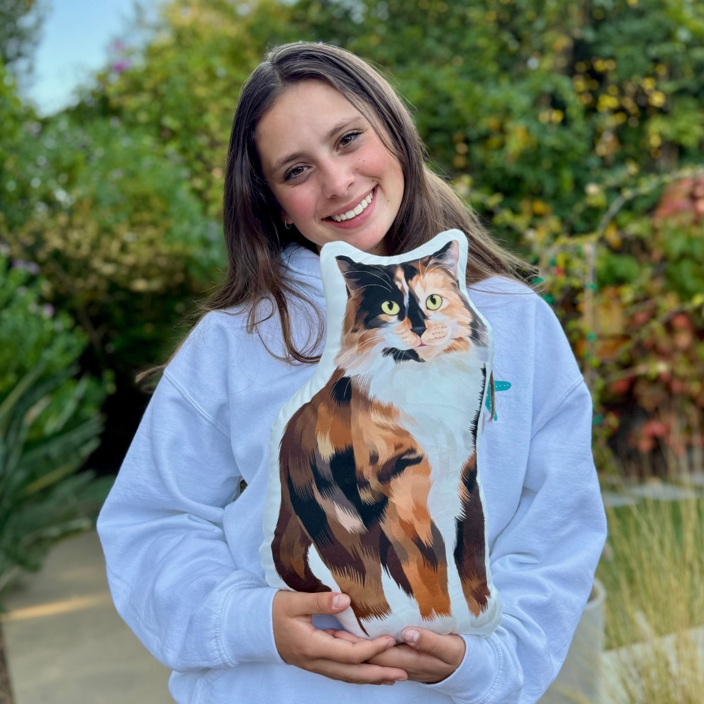 Custom Pet Portrait Shaped Pillow