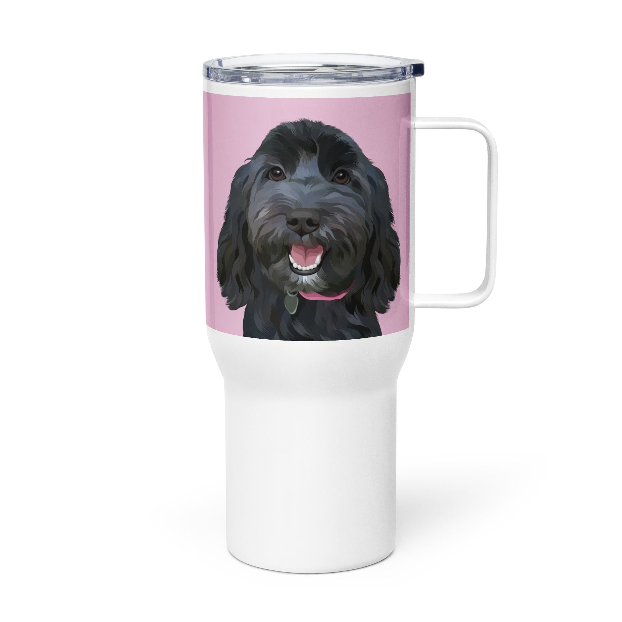 Custom Pet Portrait Travel Mug
