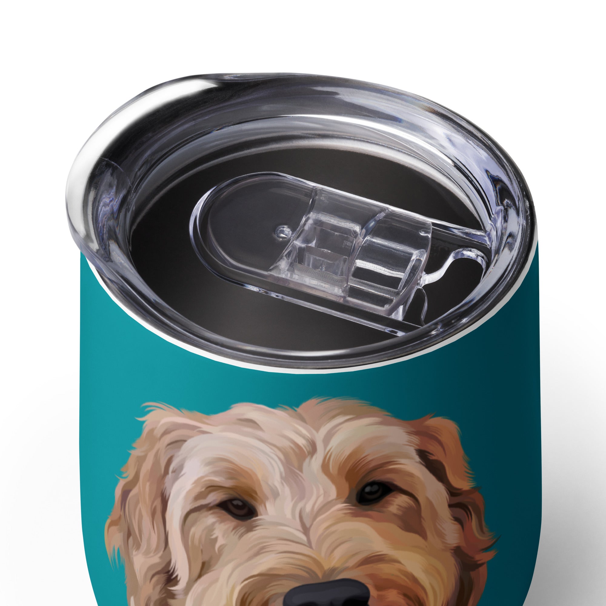 Custom Pet Portrait Wine Tumbler - NEW!