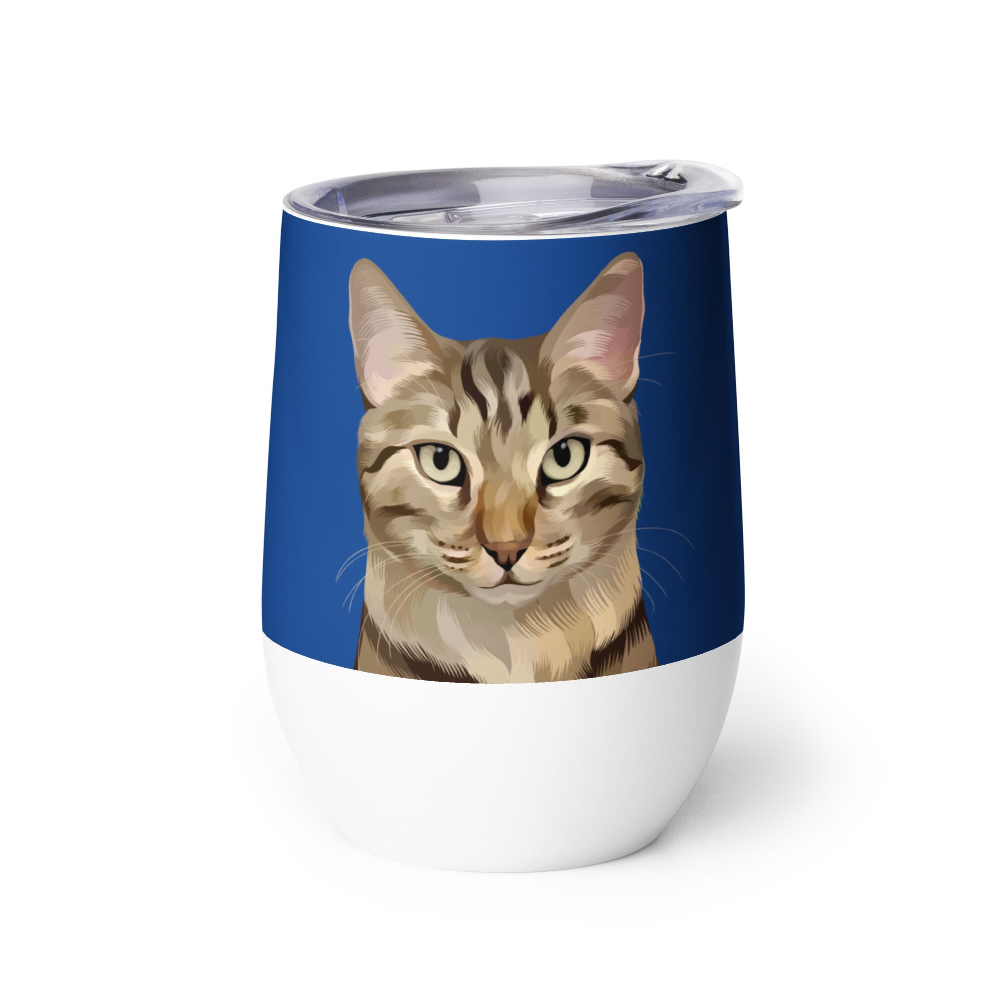 Custom Pet Portrait Wine Tumbler - NEW!