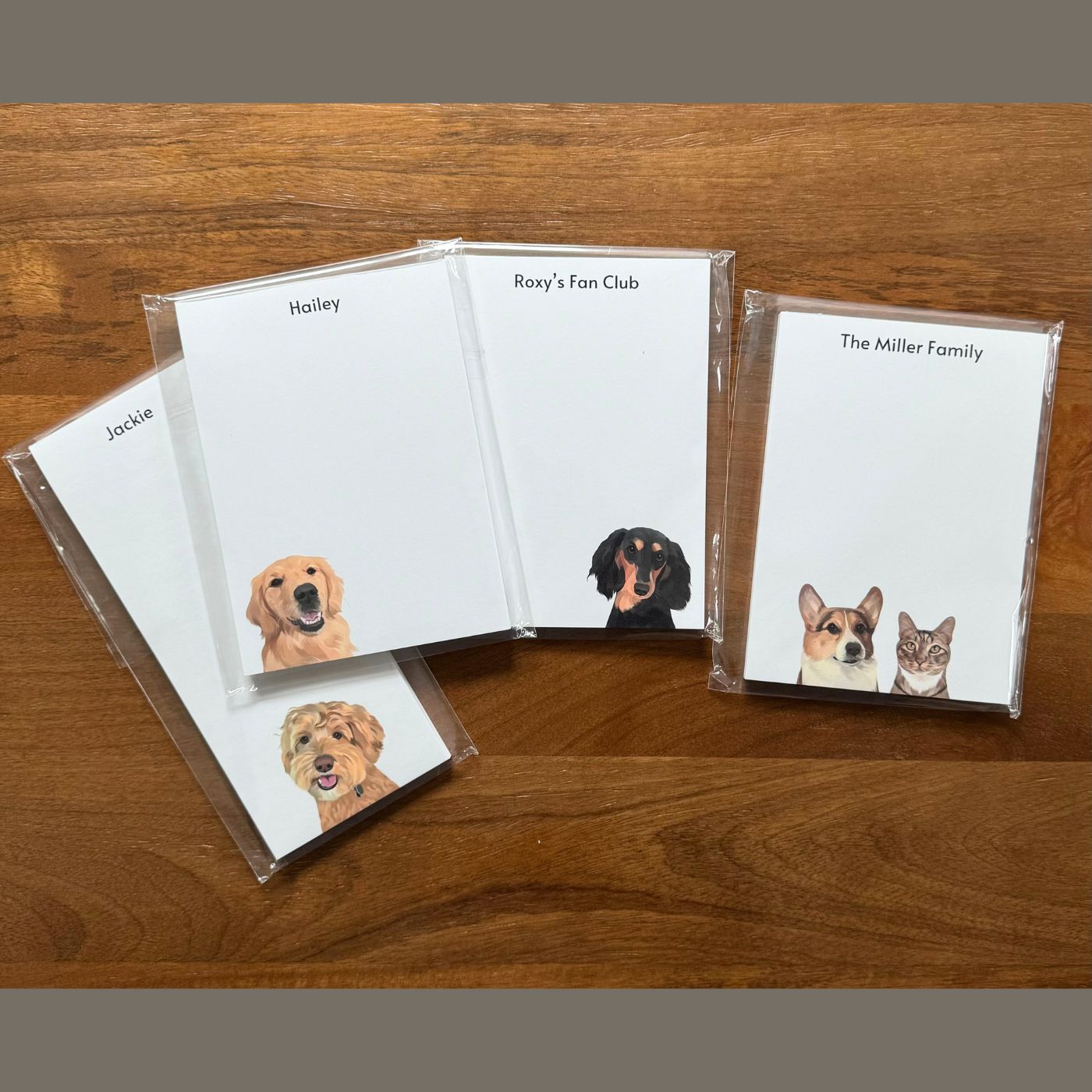 Custom Pet Portrait Notepads - NEW!