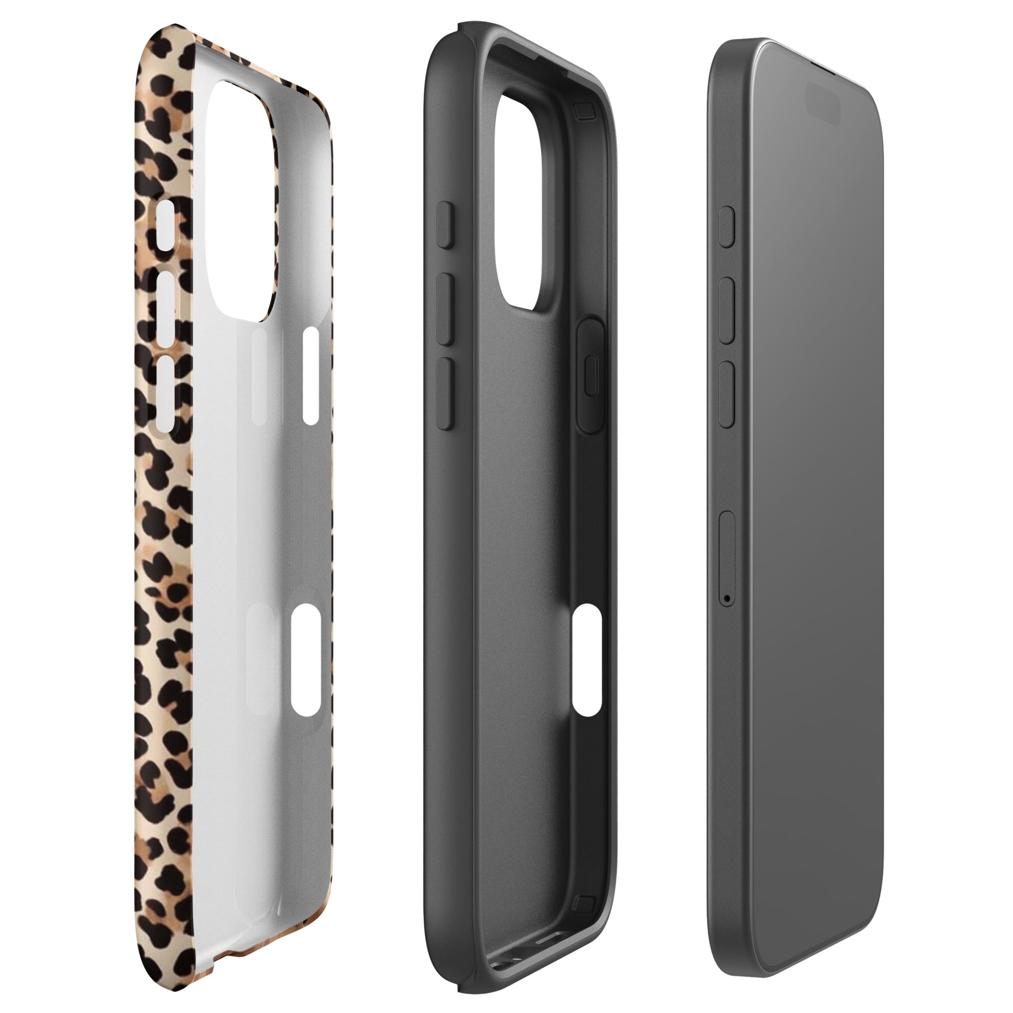 Custom Pet Portrait iPhone Case - Leopard Print - NEW!