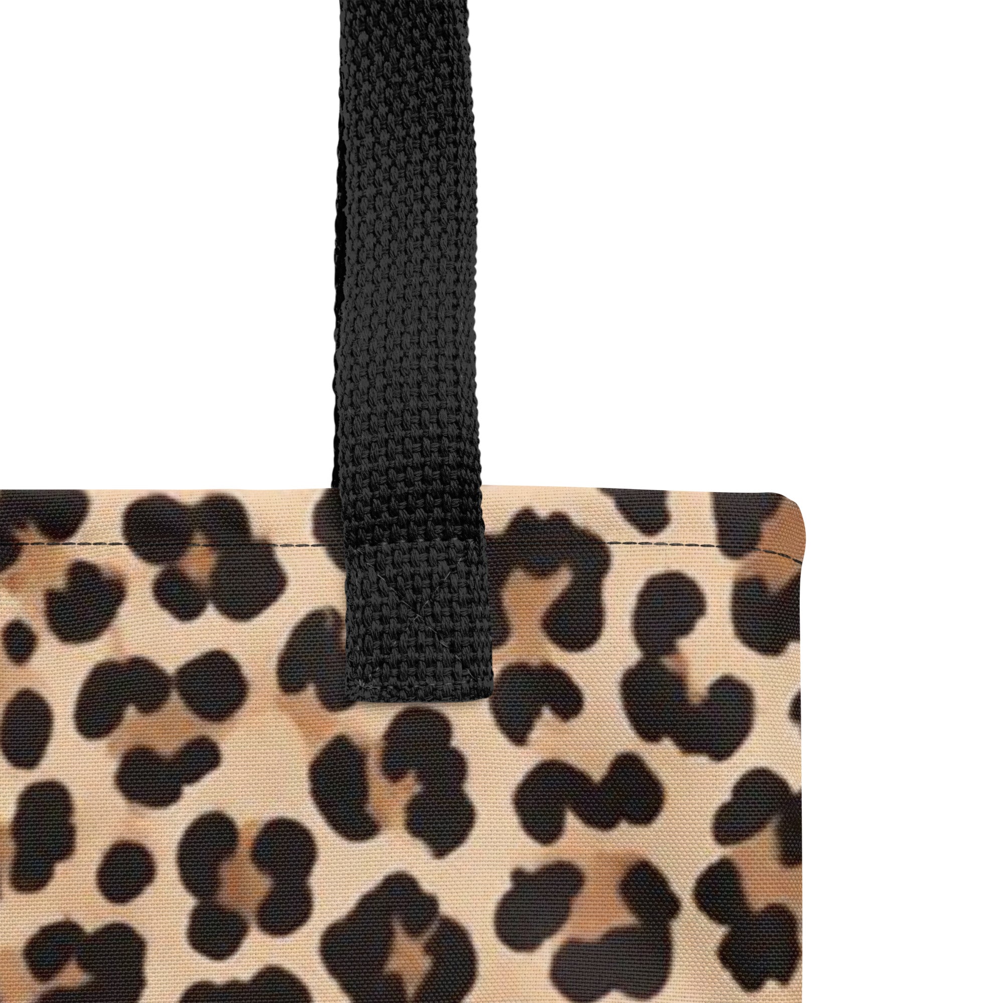 Pet Portrait Tote Bag - Leopard Print - NEW!