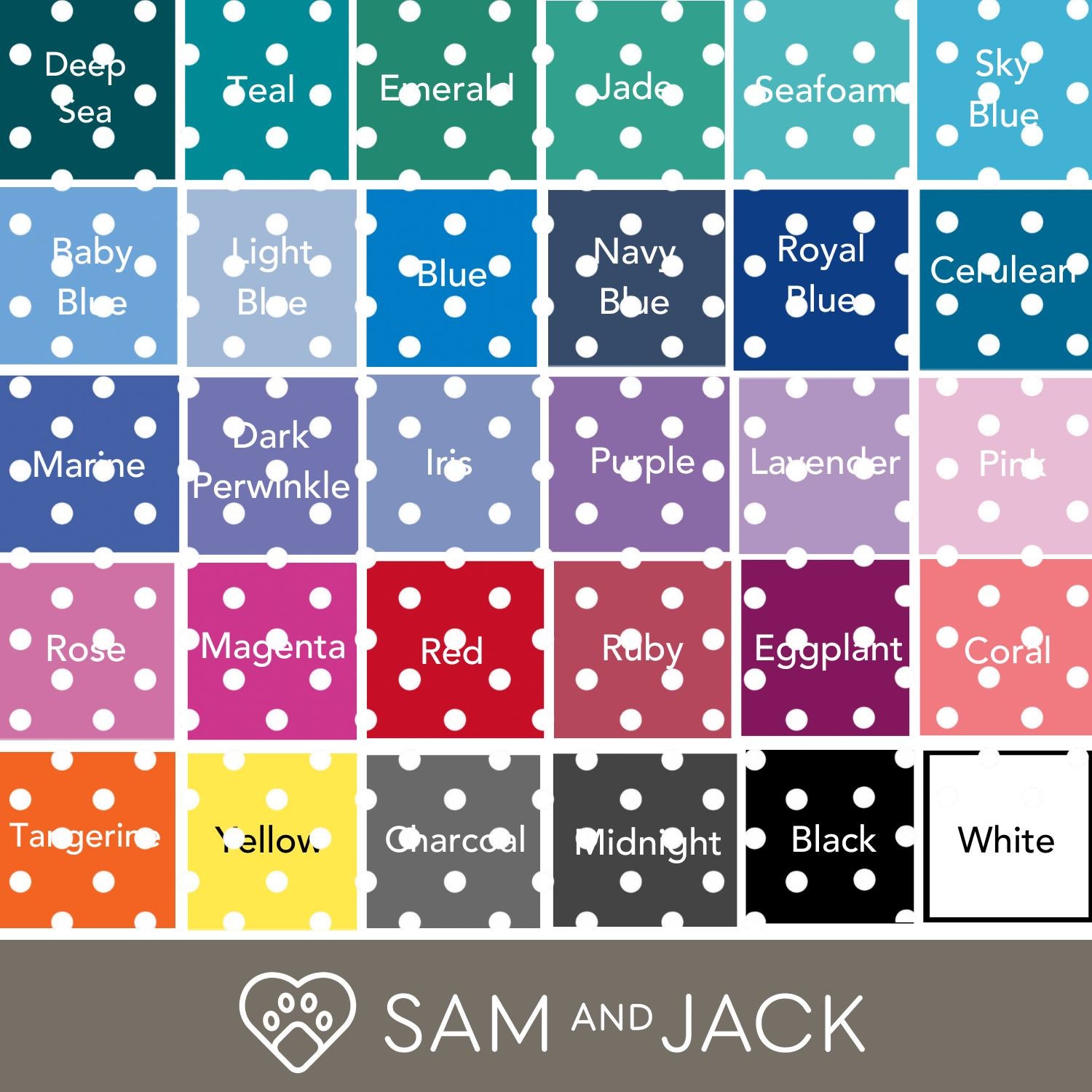 Pet Portrait Tote Bag - Polka Dots - NEW!