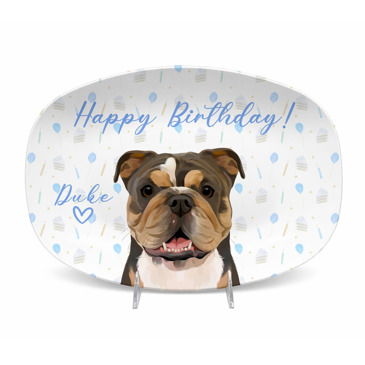 Custom Pet Portrait Plates and Platters | Birthday and Gotcha Day - NEW!