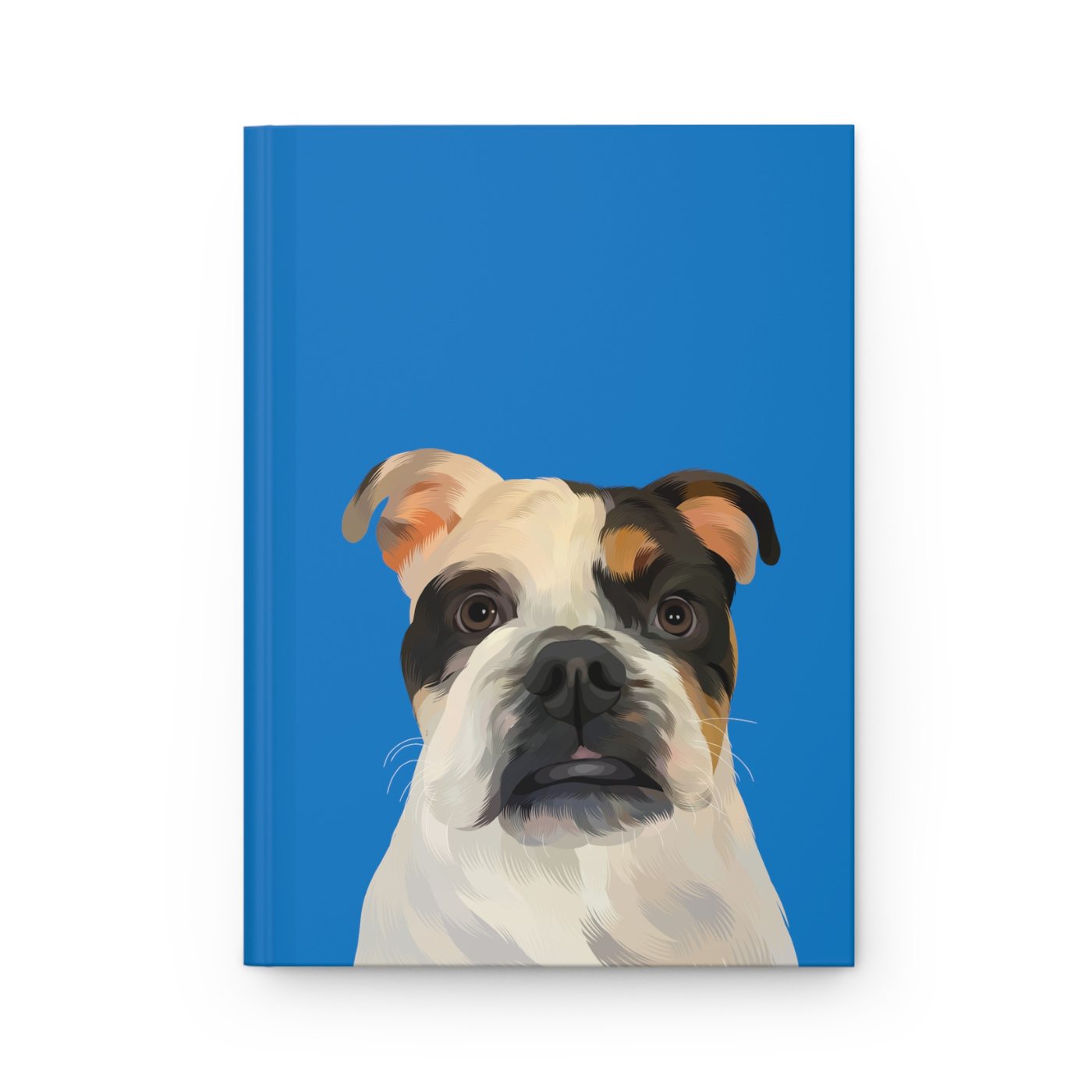 Custom Pet Portrait Hardcover Journal - Solid Colors