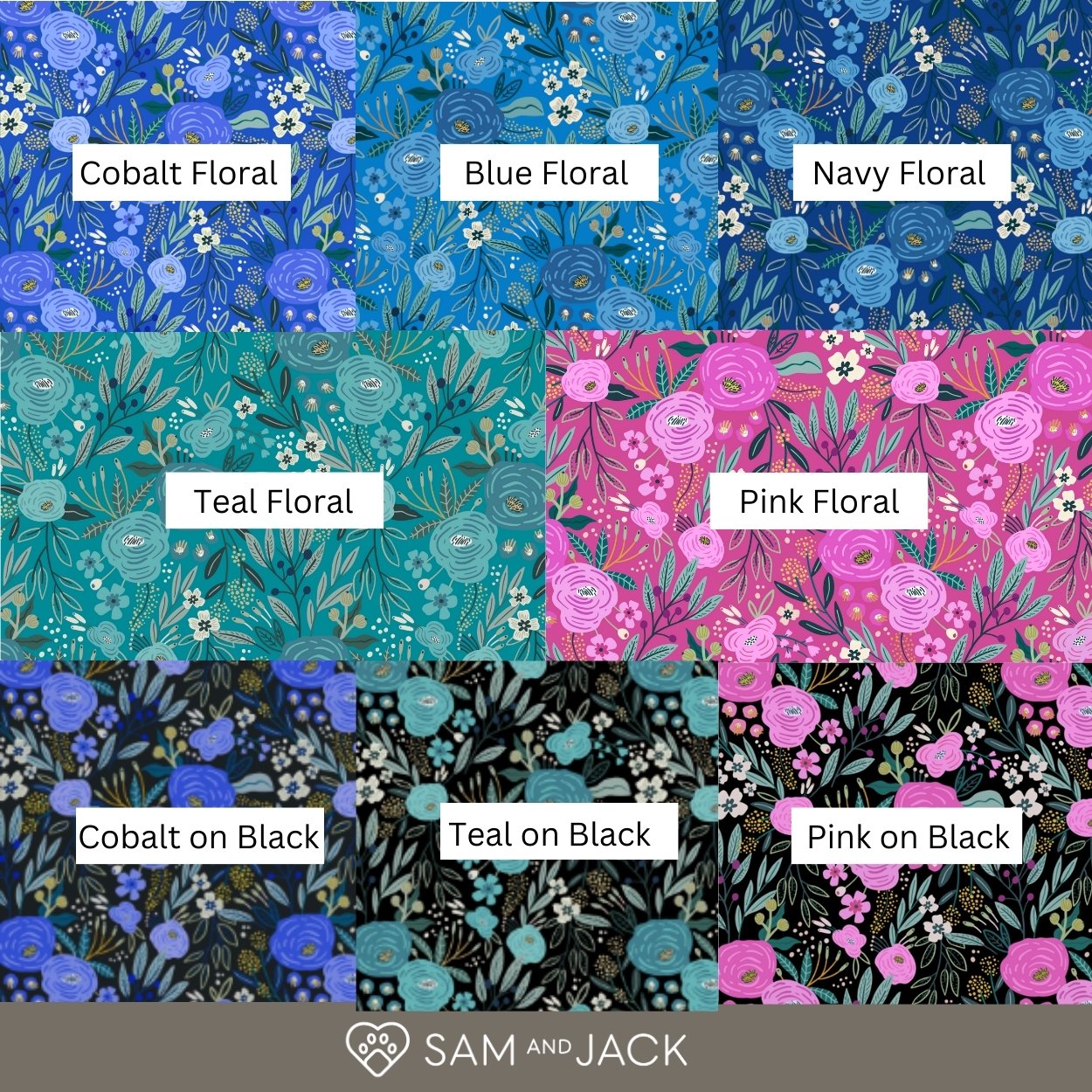 Custom Pet Portrait Hardcover Journal - Floral