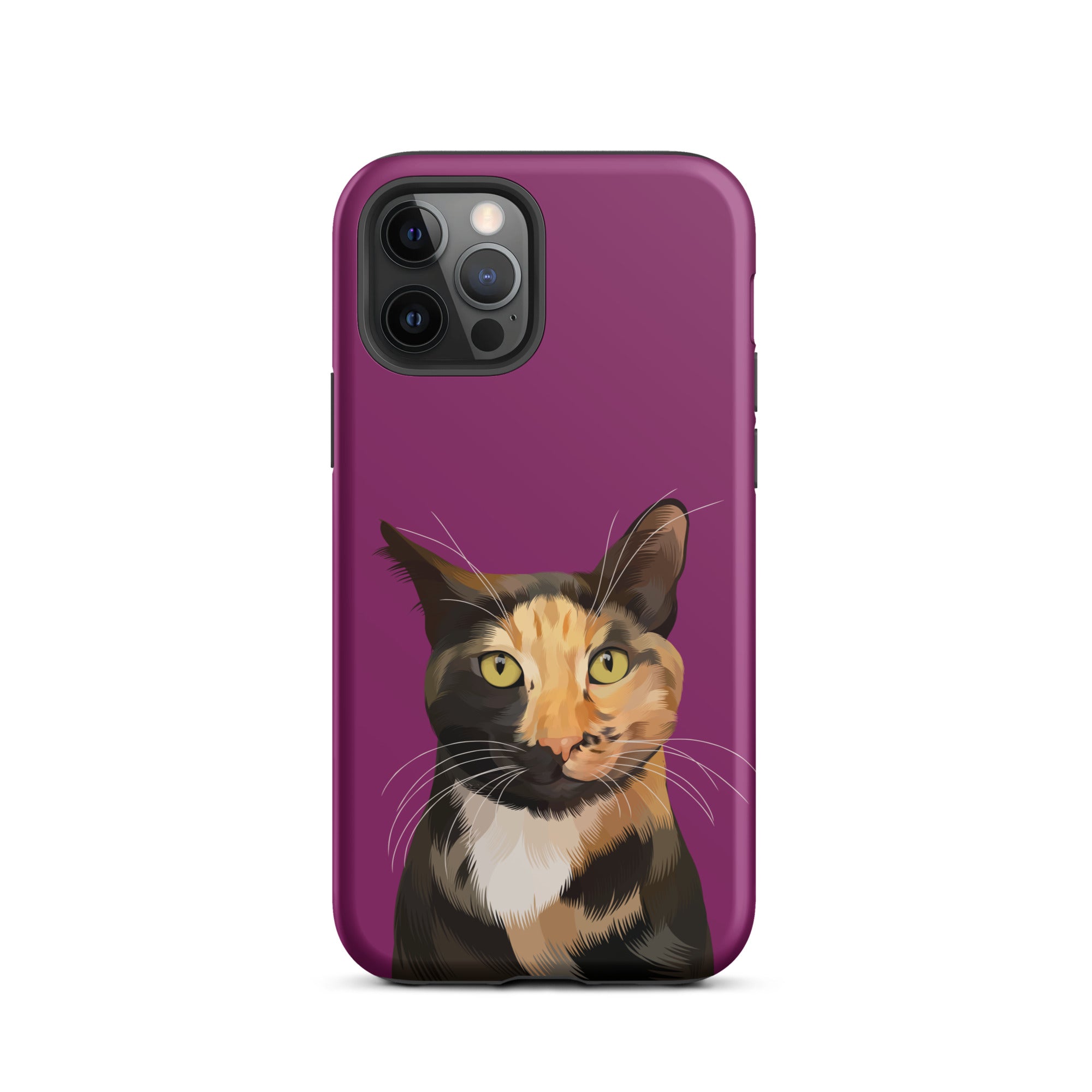 Custom Pet Portrait iPhone Case - Polka Dots - NEW!
