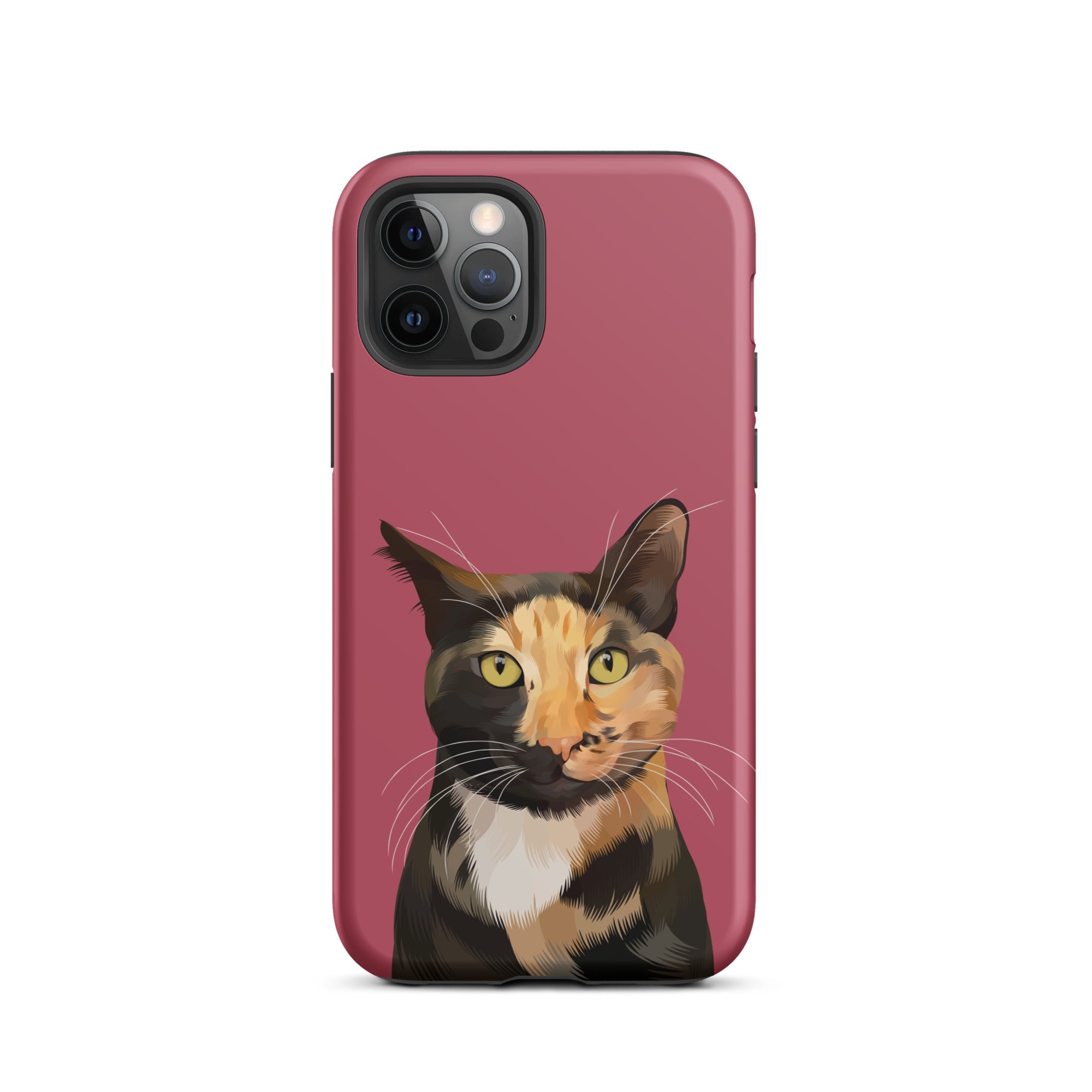 Custom Pet Portrait iPhone Case - Polka Dots - NEW!