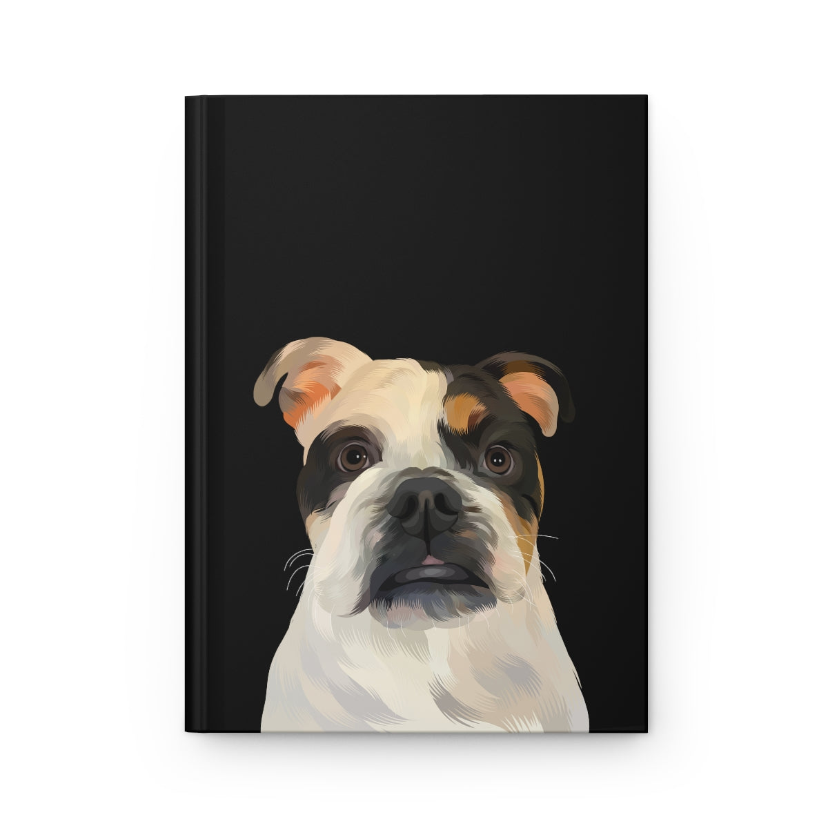 Custom Pet Portrait Hardcover Journal - Solid Colors