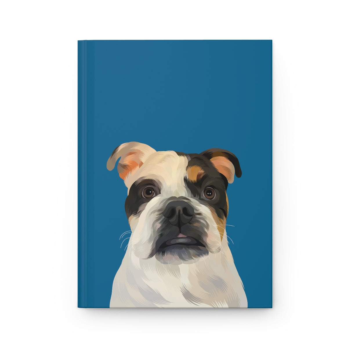 Custom Pet Portrait Hardcover Journal - Solid Colors