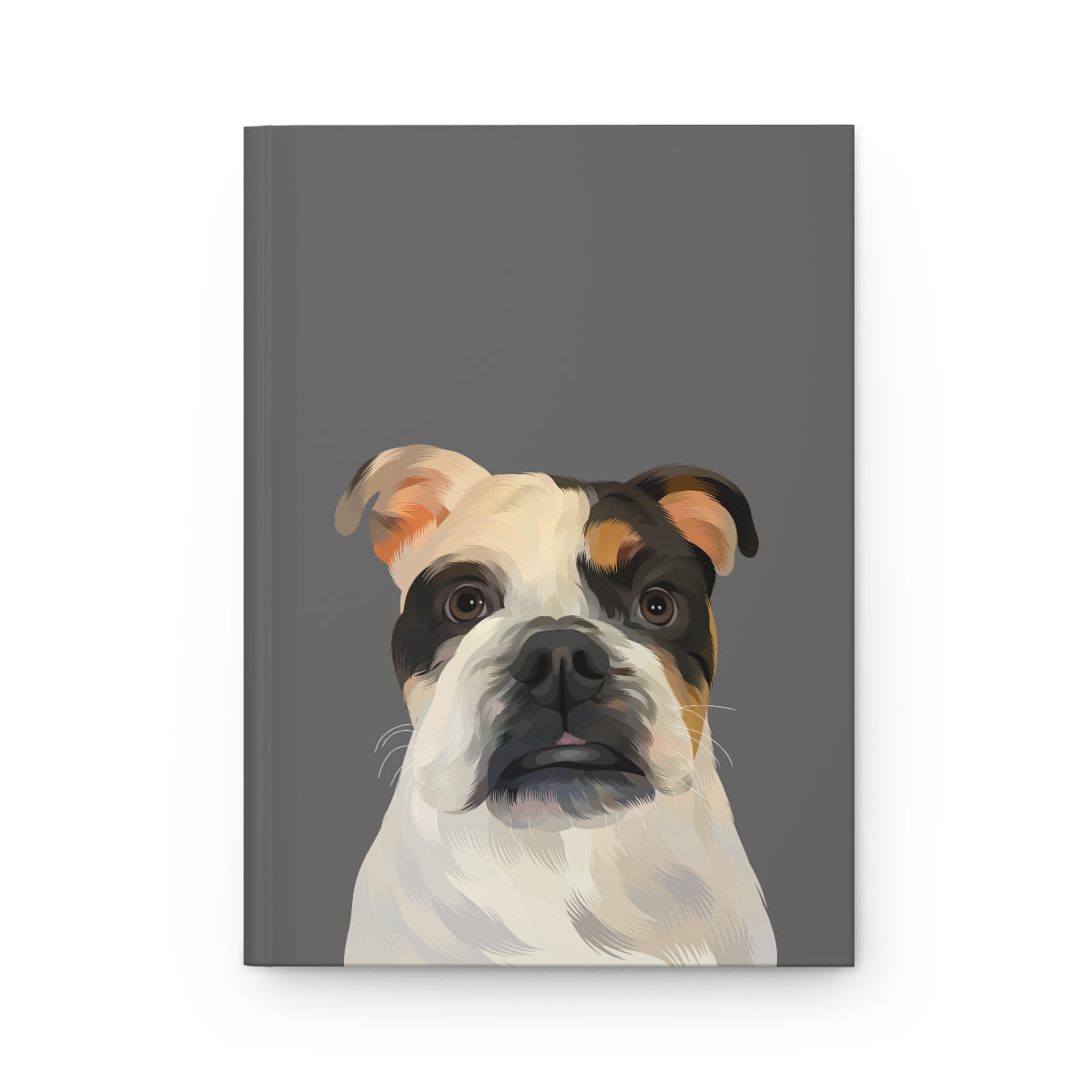 Custom Pet Portrait Hardcover Journal - Solid Colors