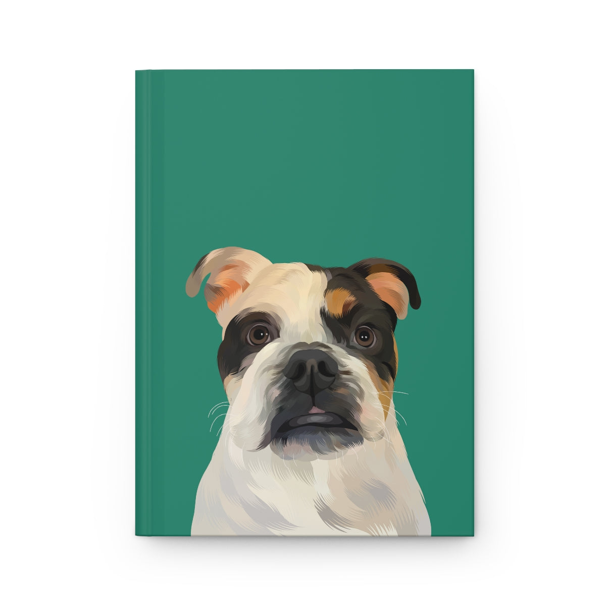 Custom Pet Portrait Hardcover Journal - Solid Colors