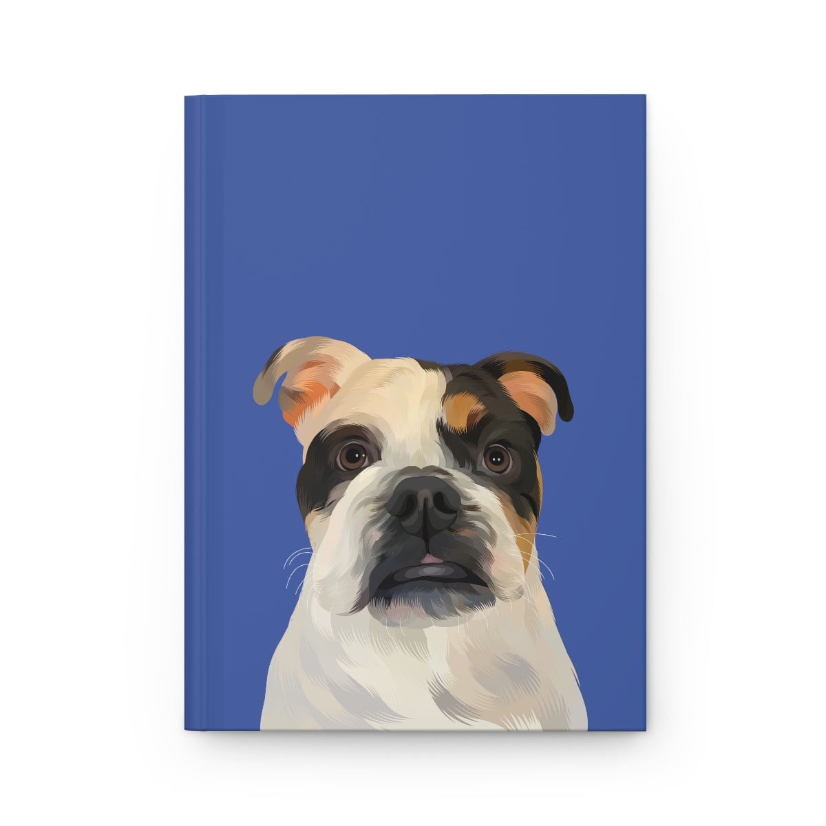 Custom Pet Portrait Hardcover Journal - Solid Colors