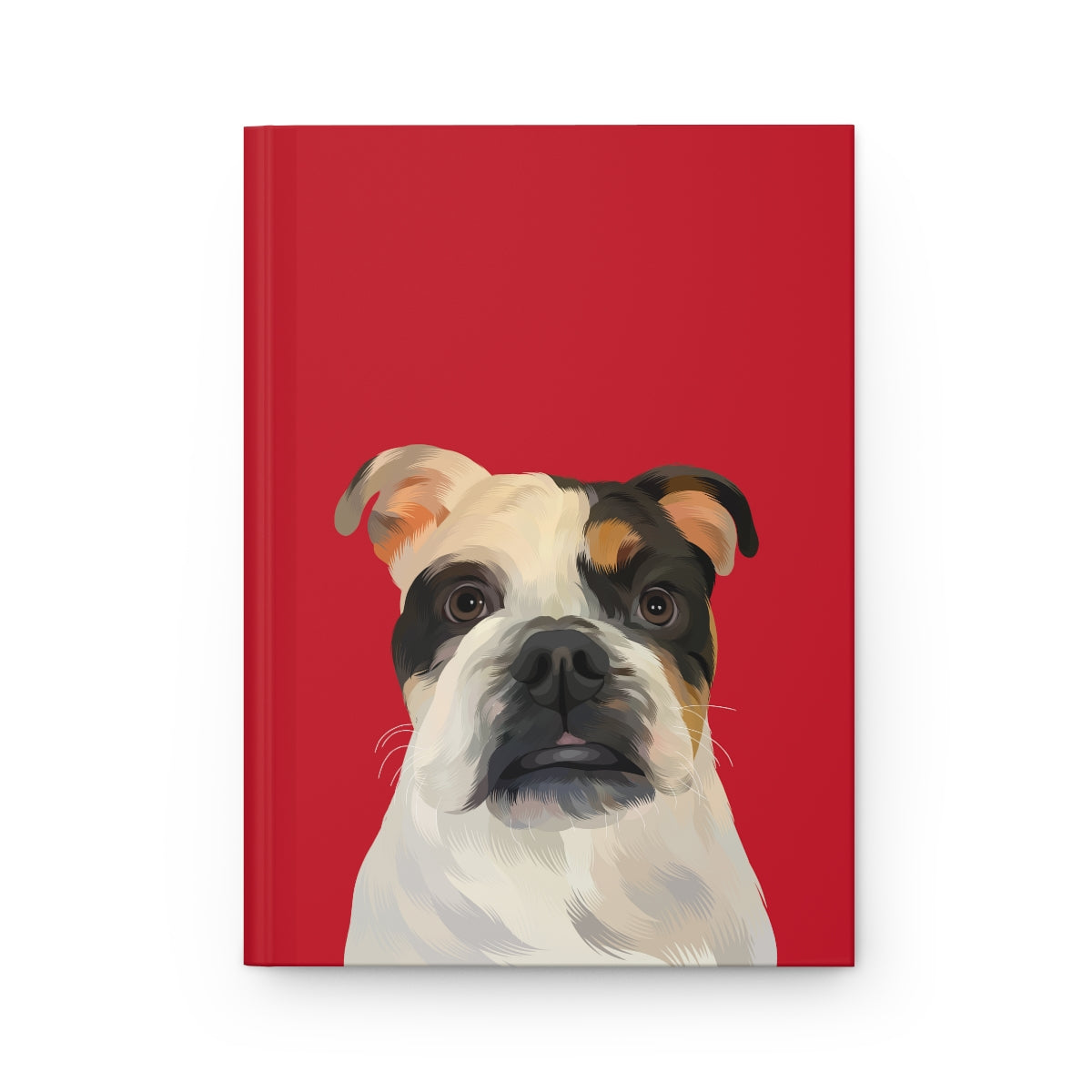 Custom Pet Portrait Hardcover Journal - Solid Colors
