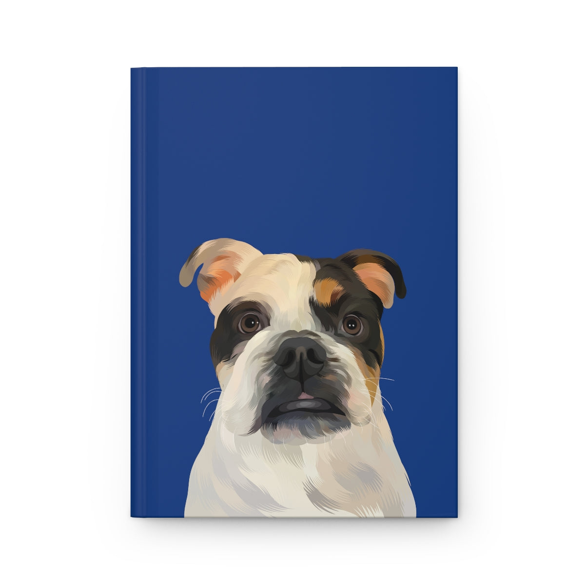 Custom Pet Portrait Hardcover Journal - Solid Colors
