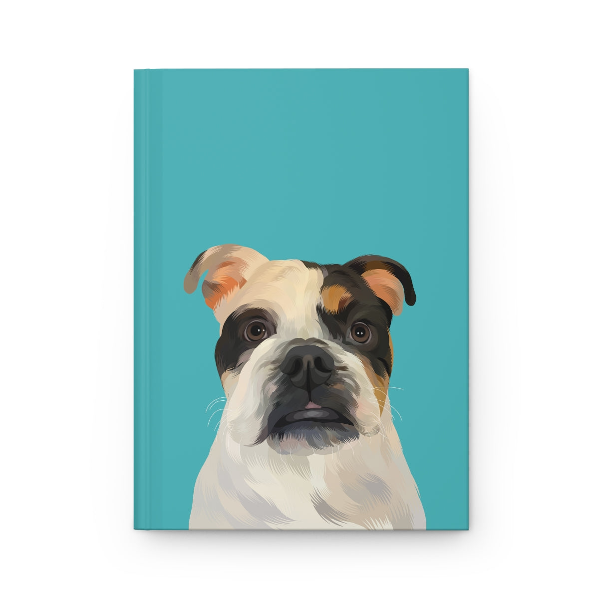 Custom Pet Portrait Hardcover Journal - Solid Colors