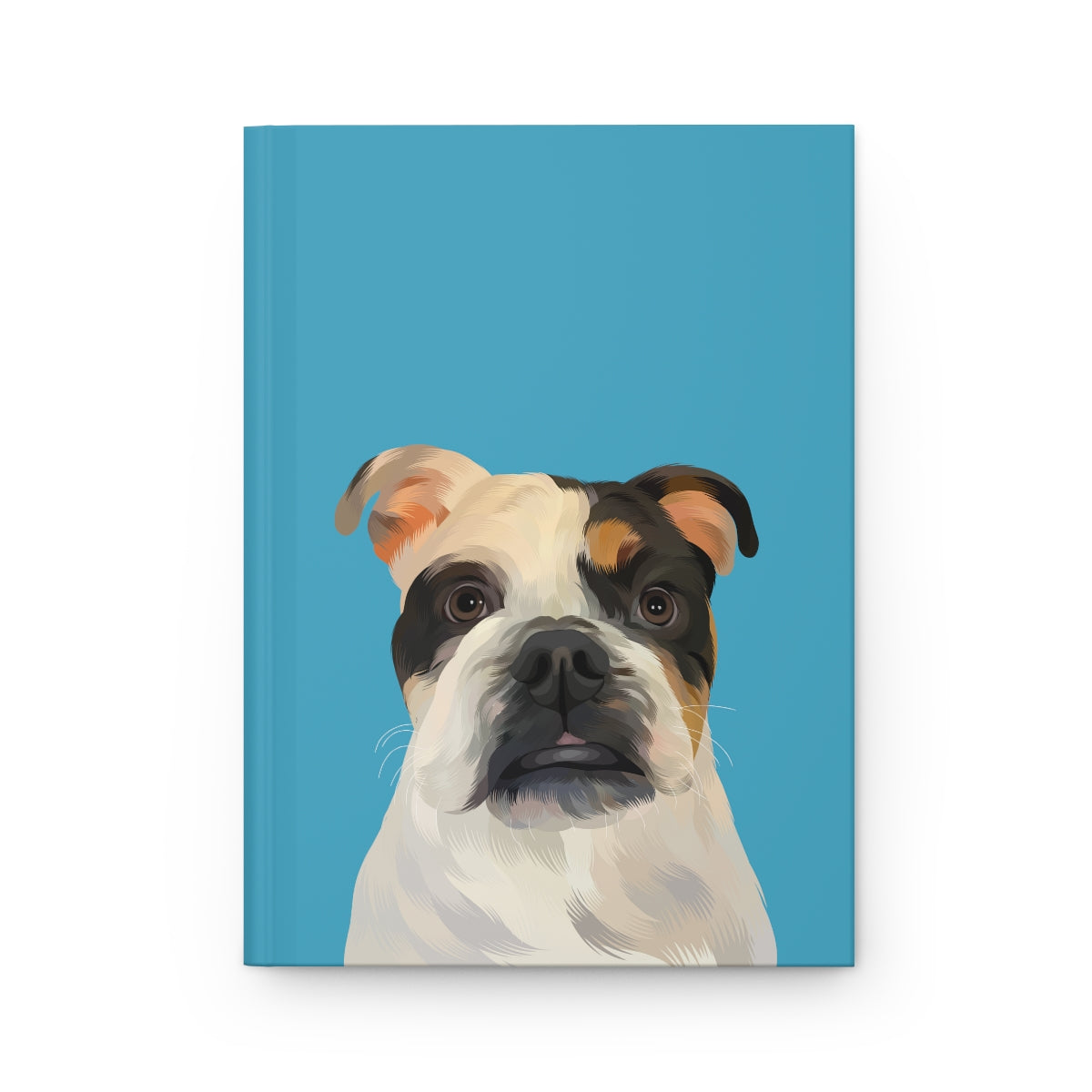 Custom Pet Portrait Hardcover Journal - Solid Colors