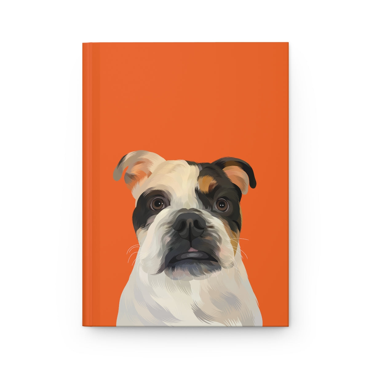 Custom Pet Portrait Hardcover Journal - Solid Colors