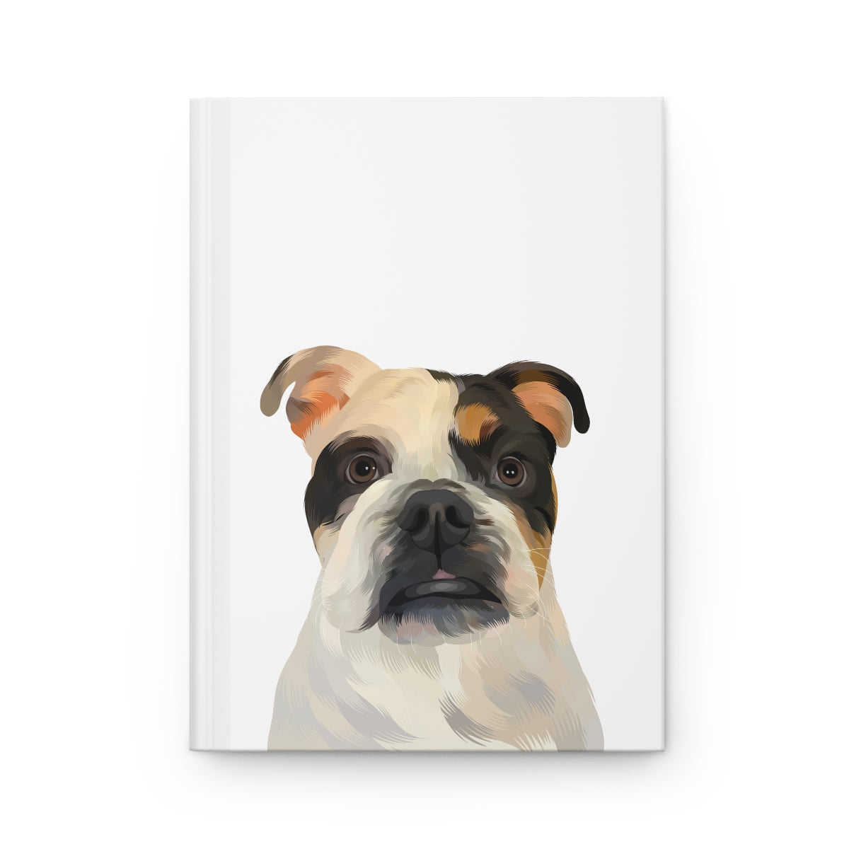 Custom Pet Portrait Hardcover Journal - Solid Colors