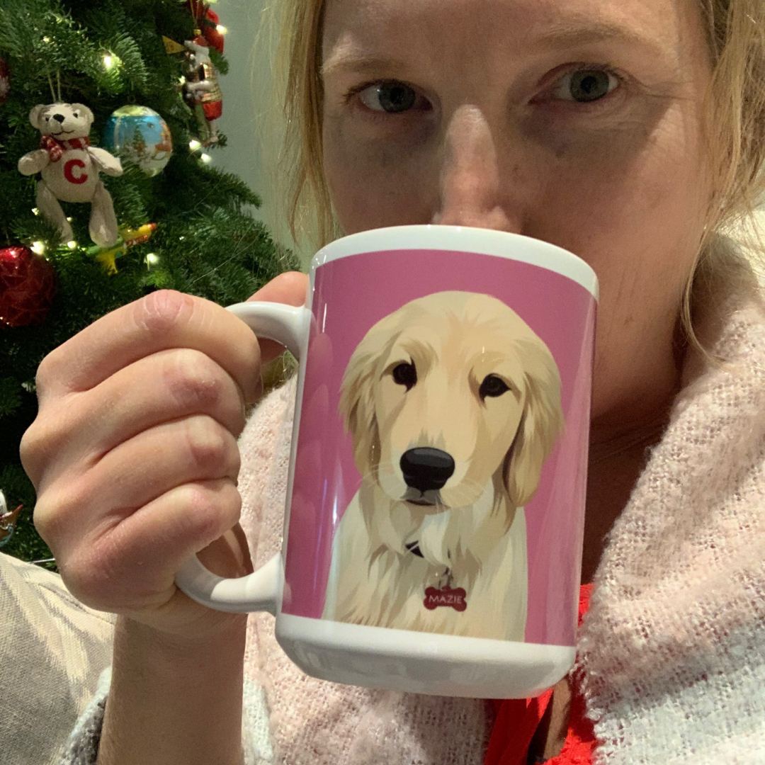 Custom Pet Portrait Mug - Two Sizes