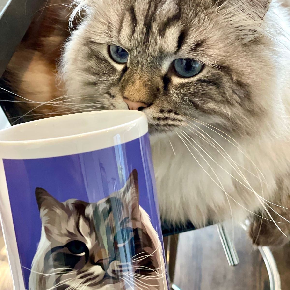 Custom Pet Portrait Mug - Two Sizes
