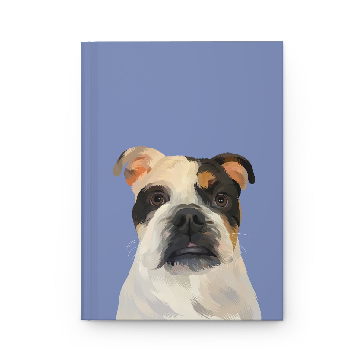 Custom Pet Portrait Hardcover Journal - Solid Colors