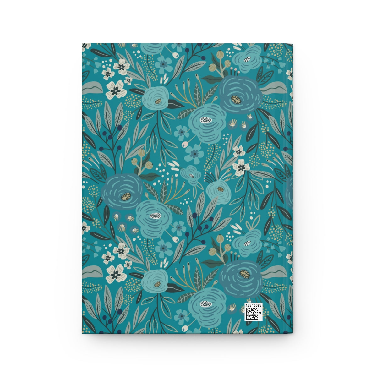 Custom Pet Portrait Hardcover Journal - Floral