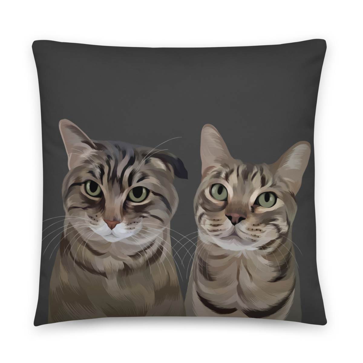 Custom Pet Portrait Pillow - Faux Suede - NEW!