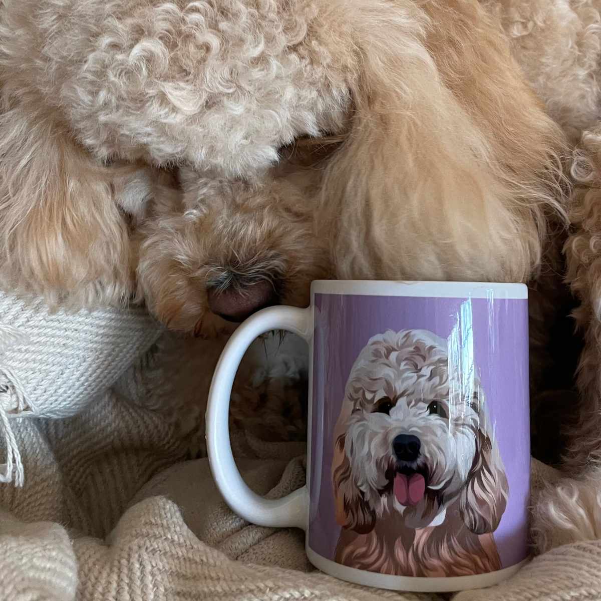 Custom Pet Portrait Mug - Two Sizes