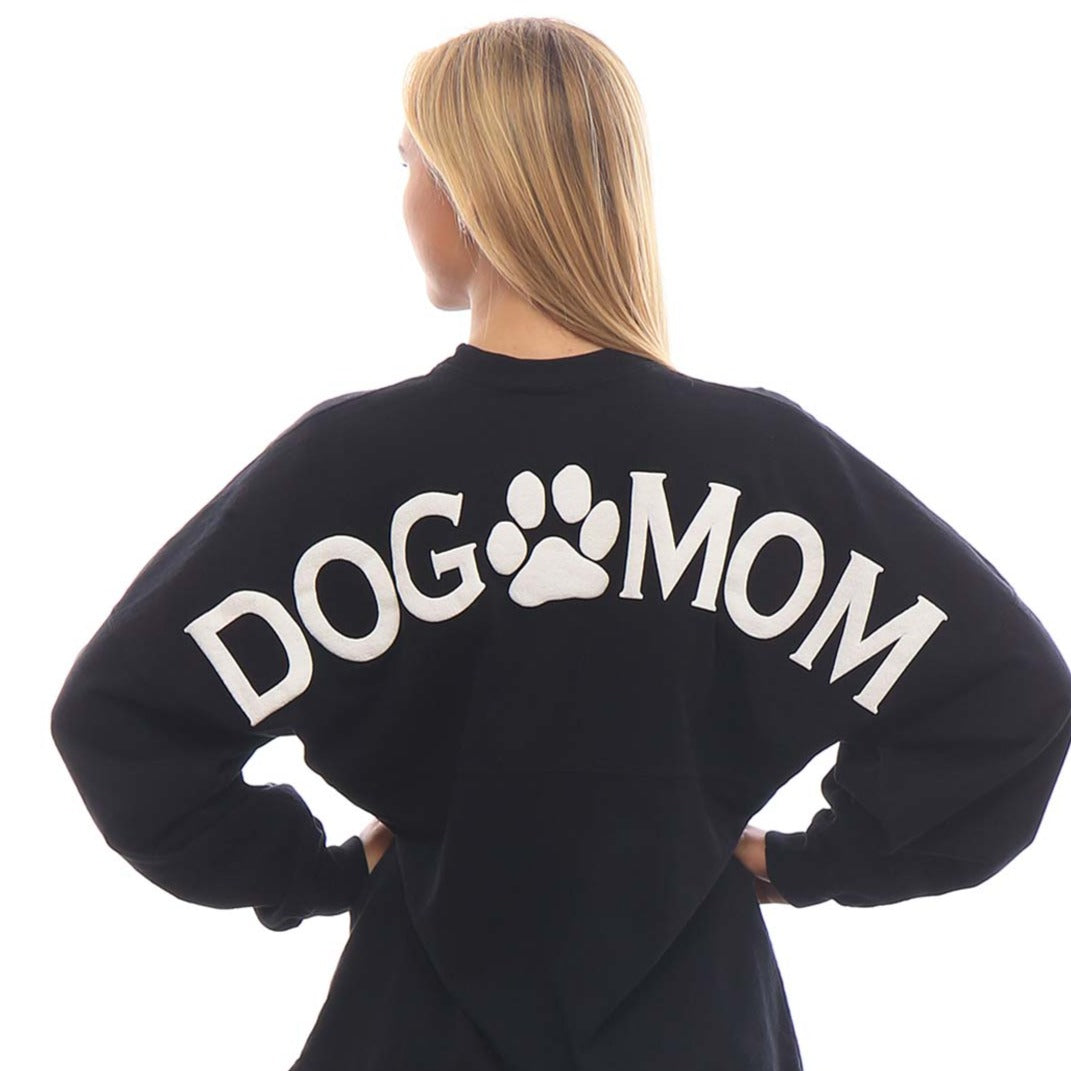 Dog Mom Spirit Jersey - Black or Coral