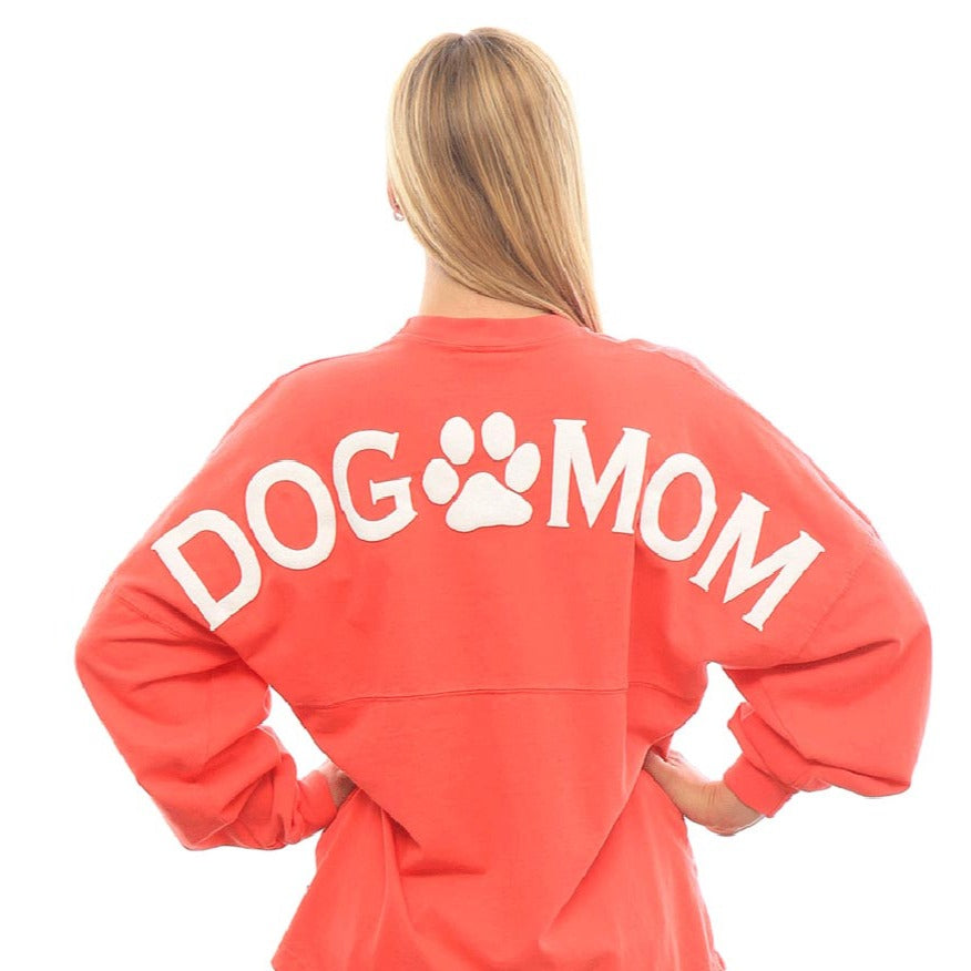 Dog Mom Spirit Jersey - Black or Coral