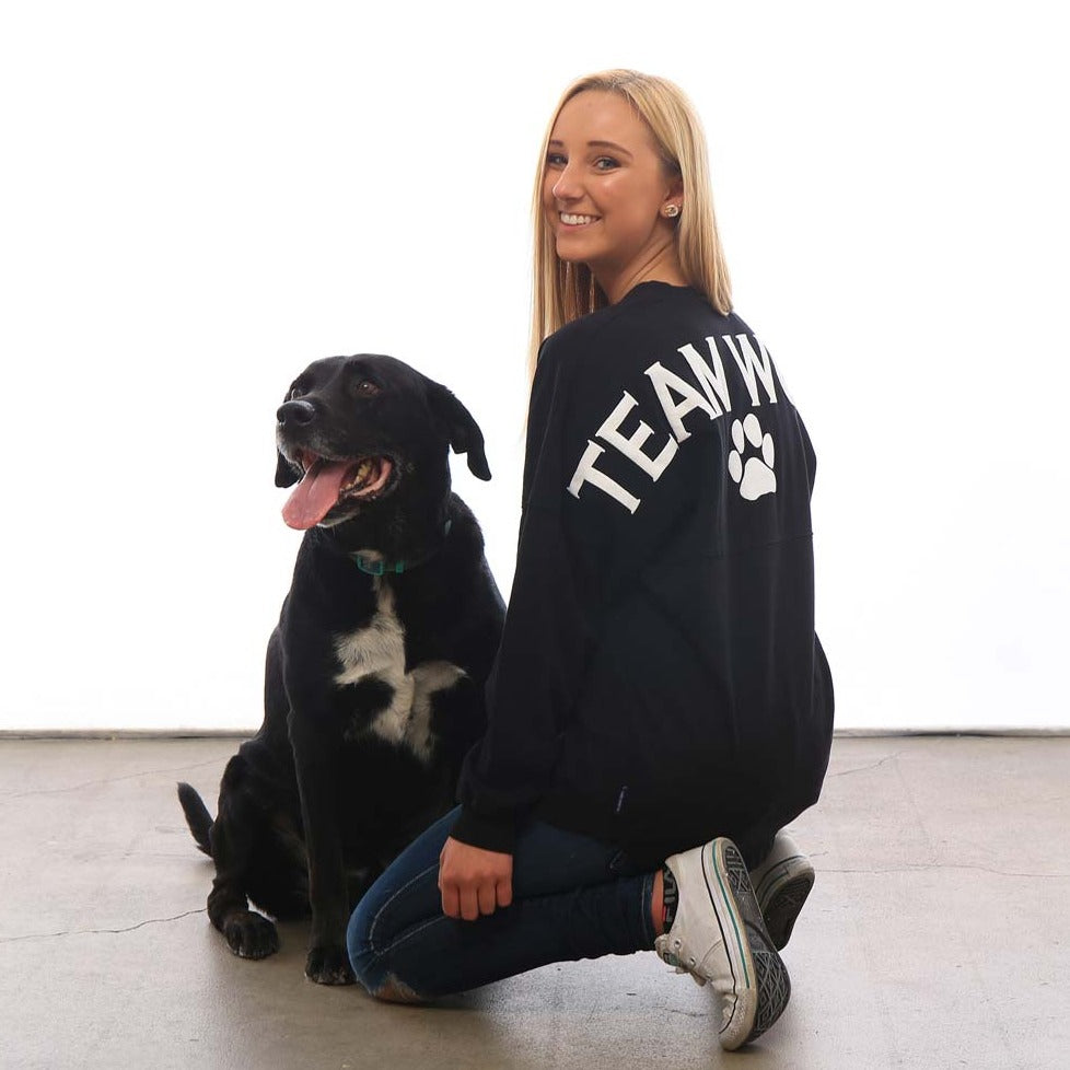 Team Woof Spirit Jersey® - Black or Coral