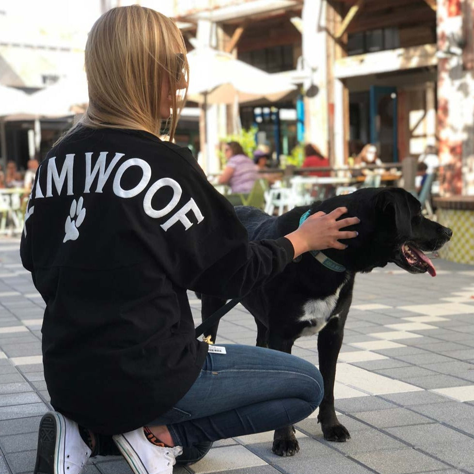 Team Woof Spirit Jersey® - Black or Coral