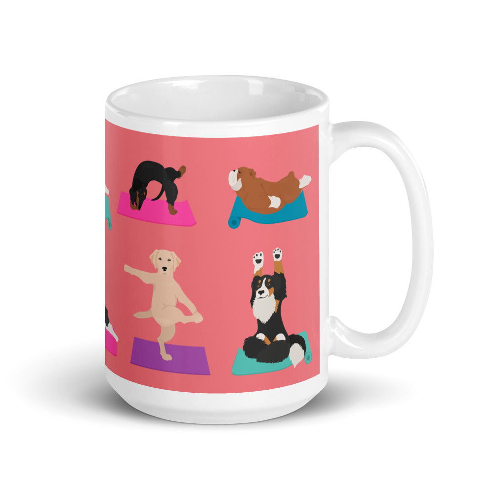 Yoga Dogs Mug